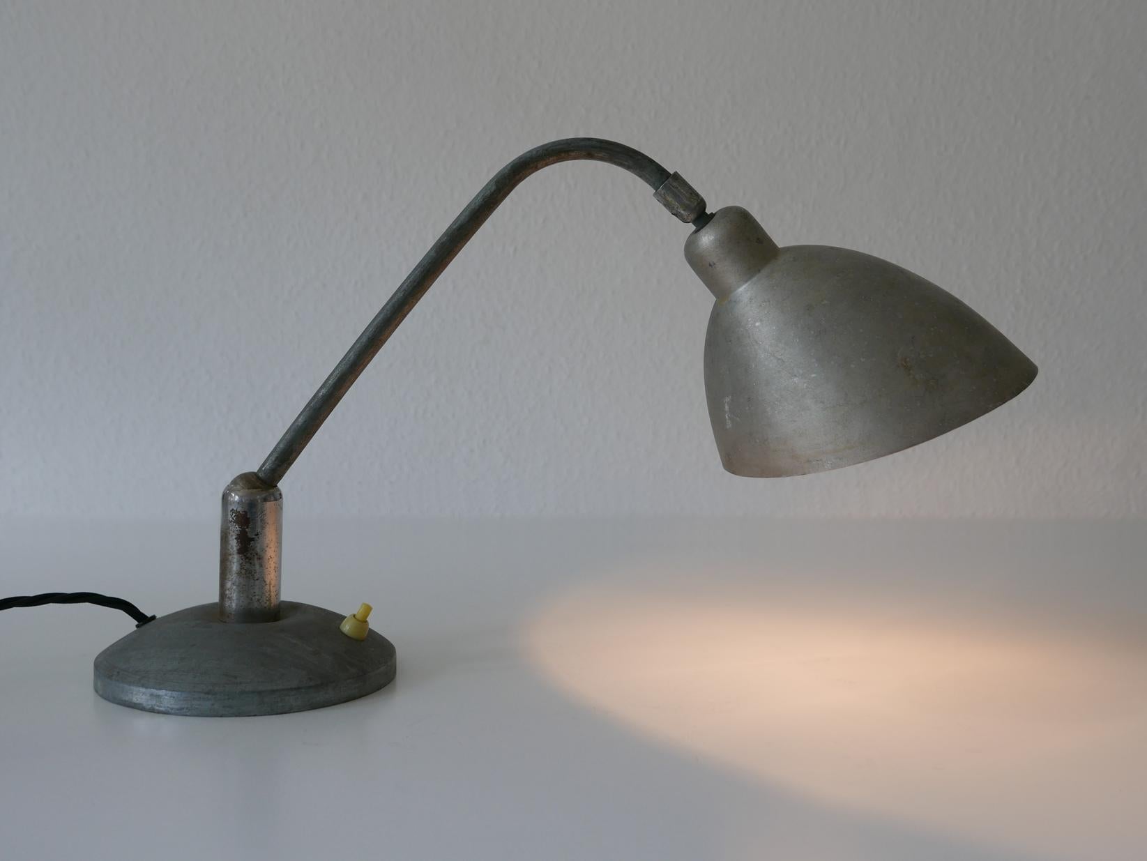 Rare Czech Functionalist or Bauhaus Table Lamp by Franta ‘Frantisek’ Anyz, 1920s For Sale 5