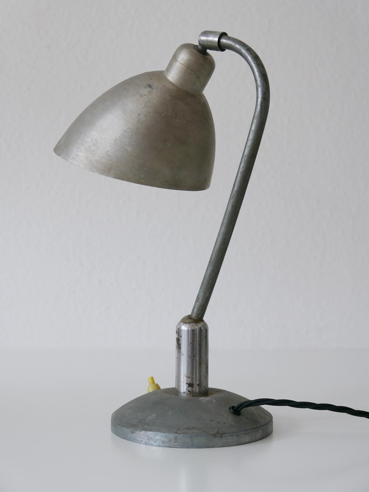 Rare Czech Functionalist or Bauhaus Table Lamp by Franta ‘Frantisek’ Anyz, 1920s For Sale 9