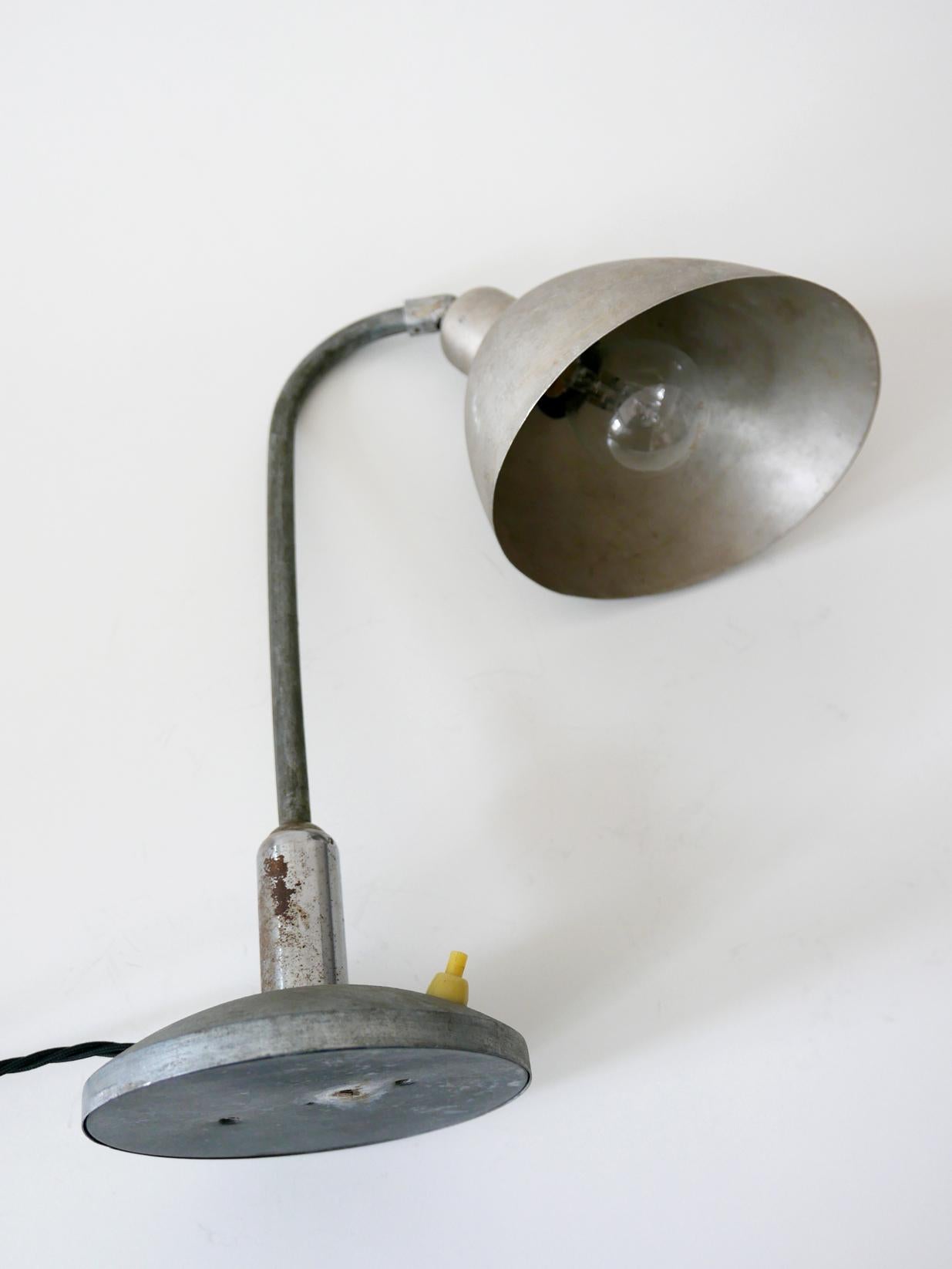 Rare Czech Functionalist or Bauhaus Table Lamp by Franta ‘Frantisek’ Anyz, 1920s For Sale 13