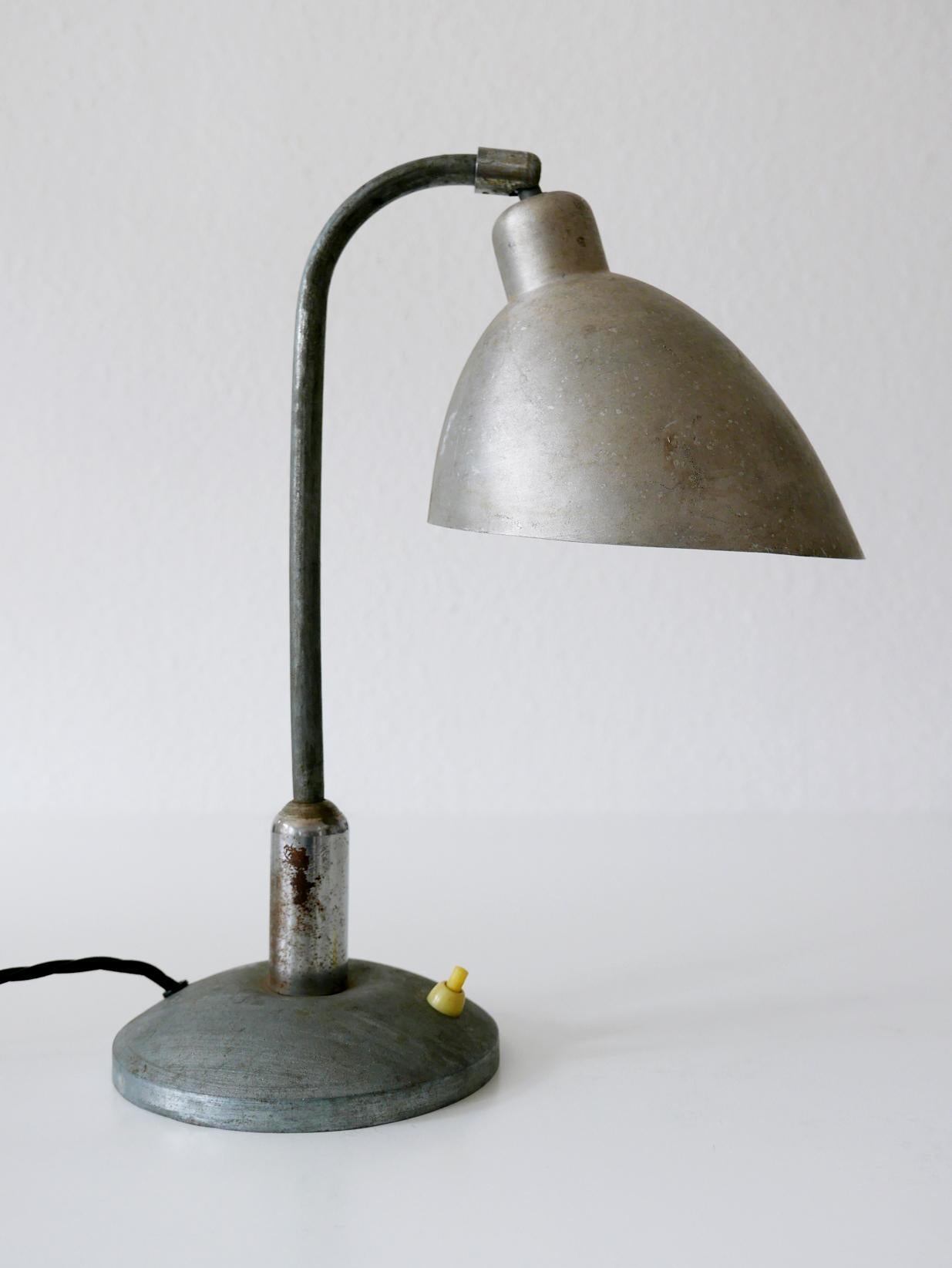 Rare Czech Functionalist or Bauhaus Table Lamp by Franta ‘Frantisek’ Anyz, 1920s For Sale 2