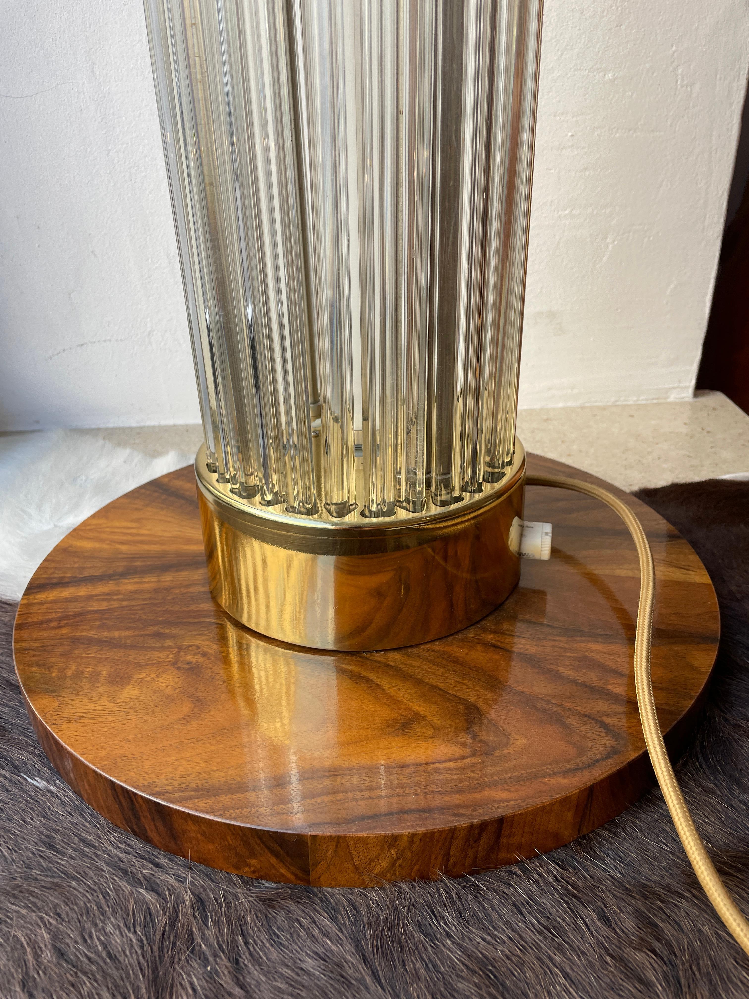Rare Czechoslovak Floor Lamp from Fa. Preciosa Kamenicky Senov, 1970s In Excellent Condition For Sale In Wien, AT