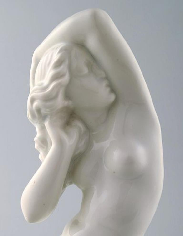 20th Century Rare Dahl Jensen Figure, Blanc De Chine, Spring, Model Number 1175
