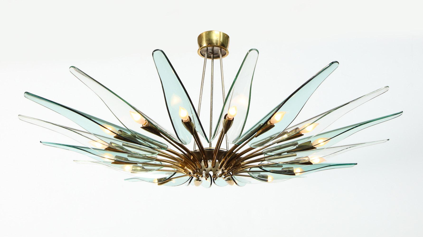 Max Ingrand Chandelier In Good Condition In New York, NY
