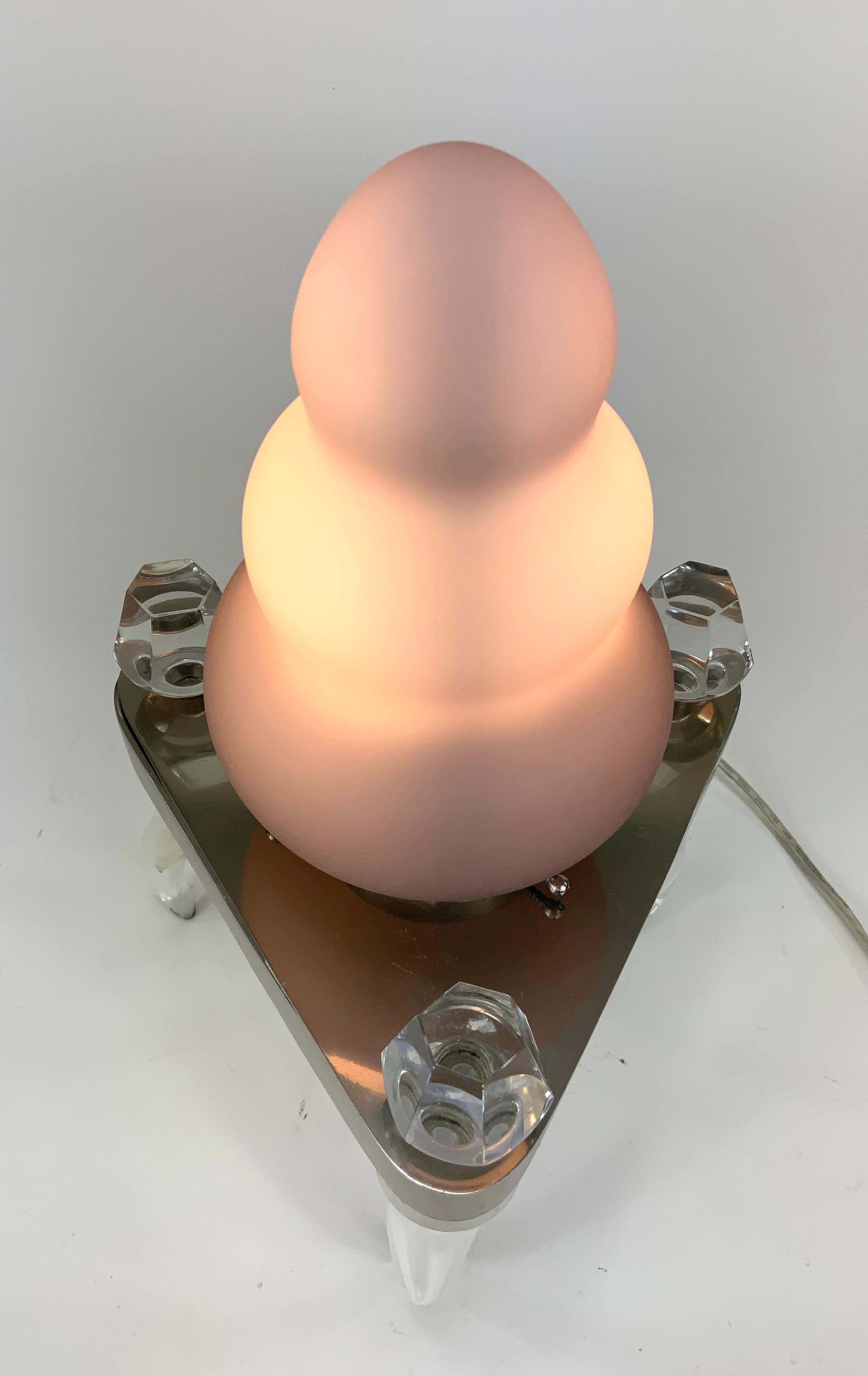 Mid-Century Modern Rare Dan Dailey “Molar” Table Lamp, 1970’s For Sale