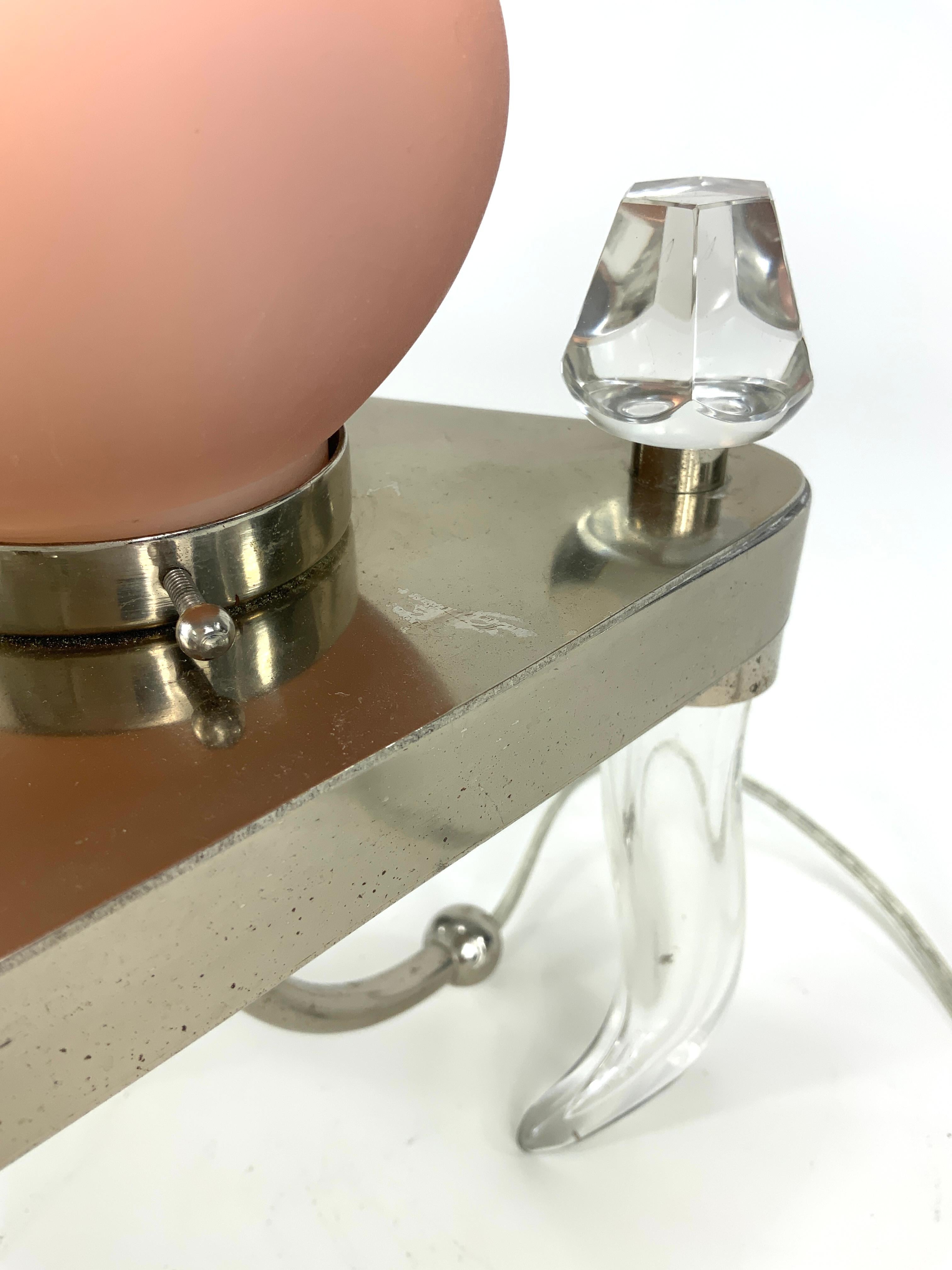 American Rare Dan Dailey “Molar” Table Lamp, 1970’s For Sale