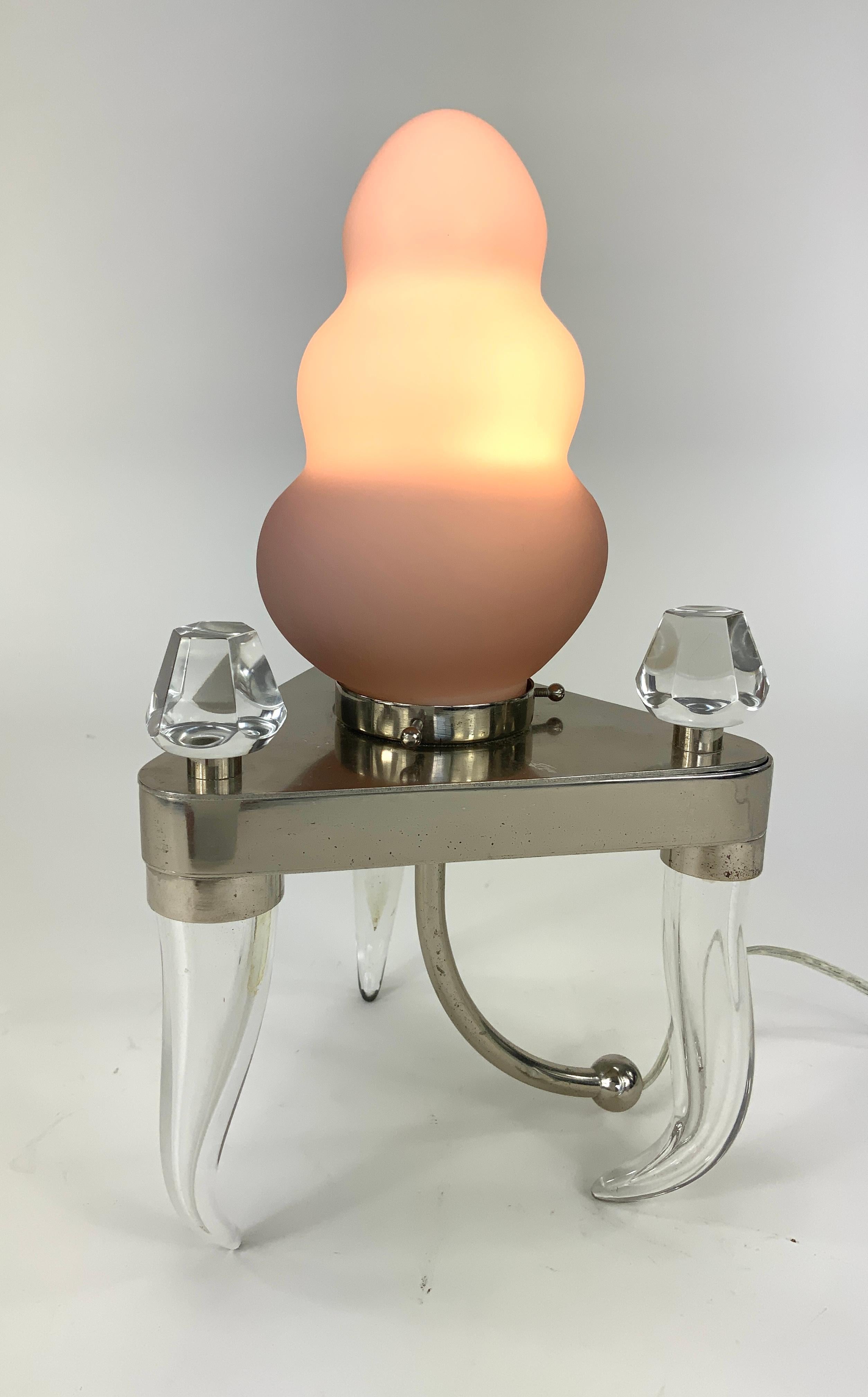 Rare Dan Dailey “Molar” Table Lamp, 1970’s In Good Condition For Sale In Hampstead, QC