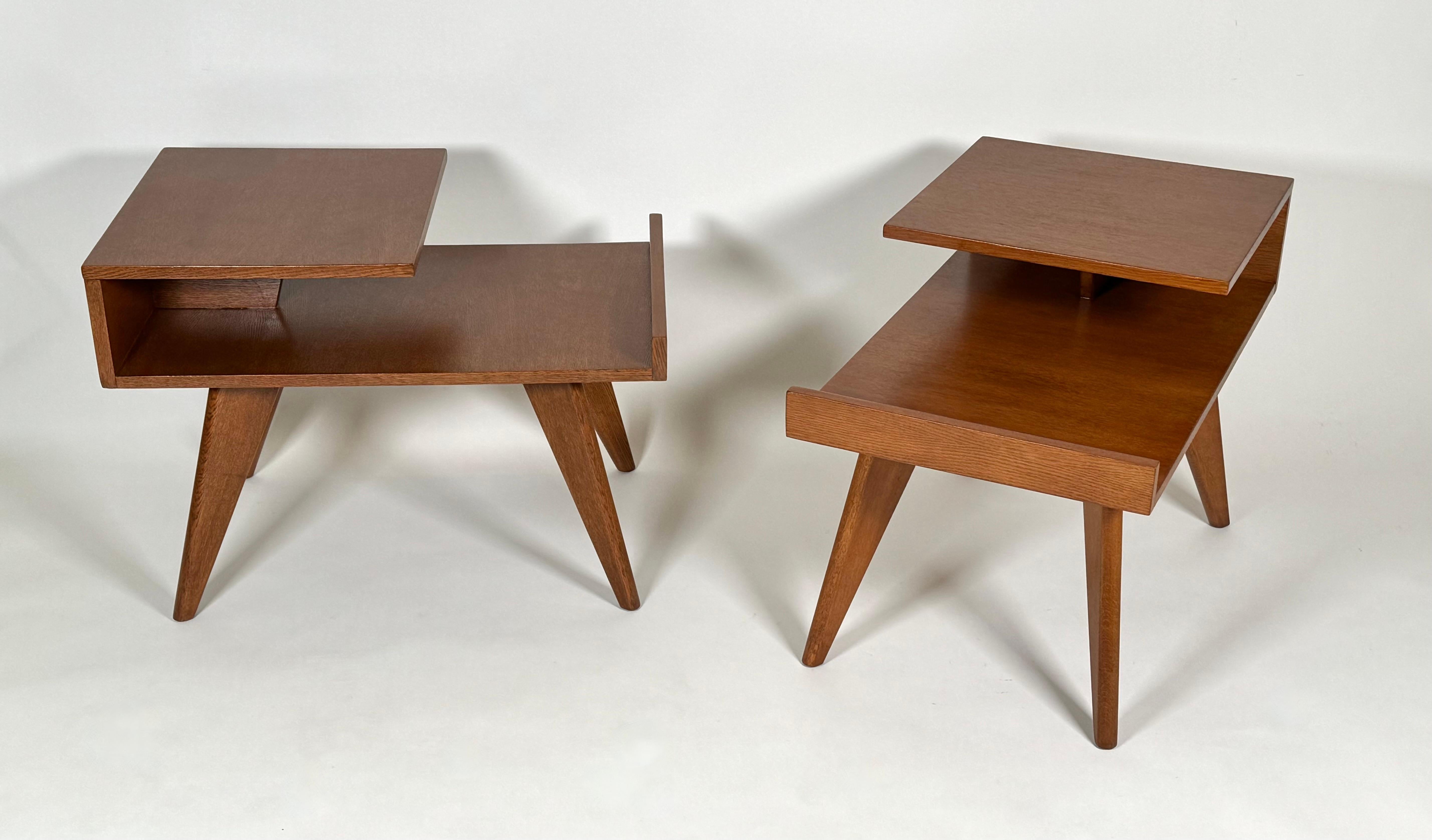 Hand-Crafted Rare Dan Johnson Side Tables for Hayden Hall Furniture For Sale