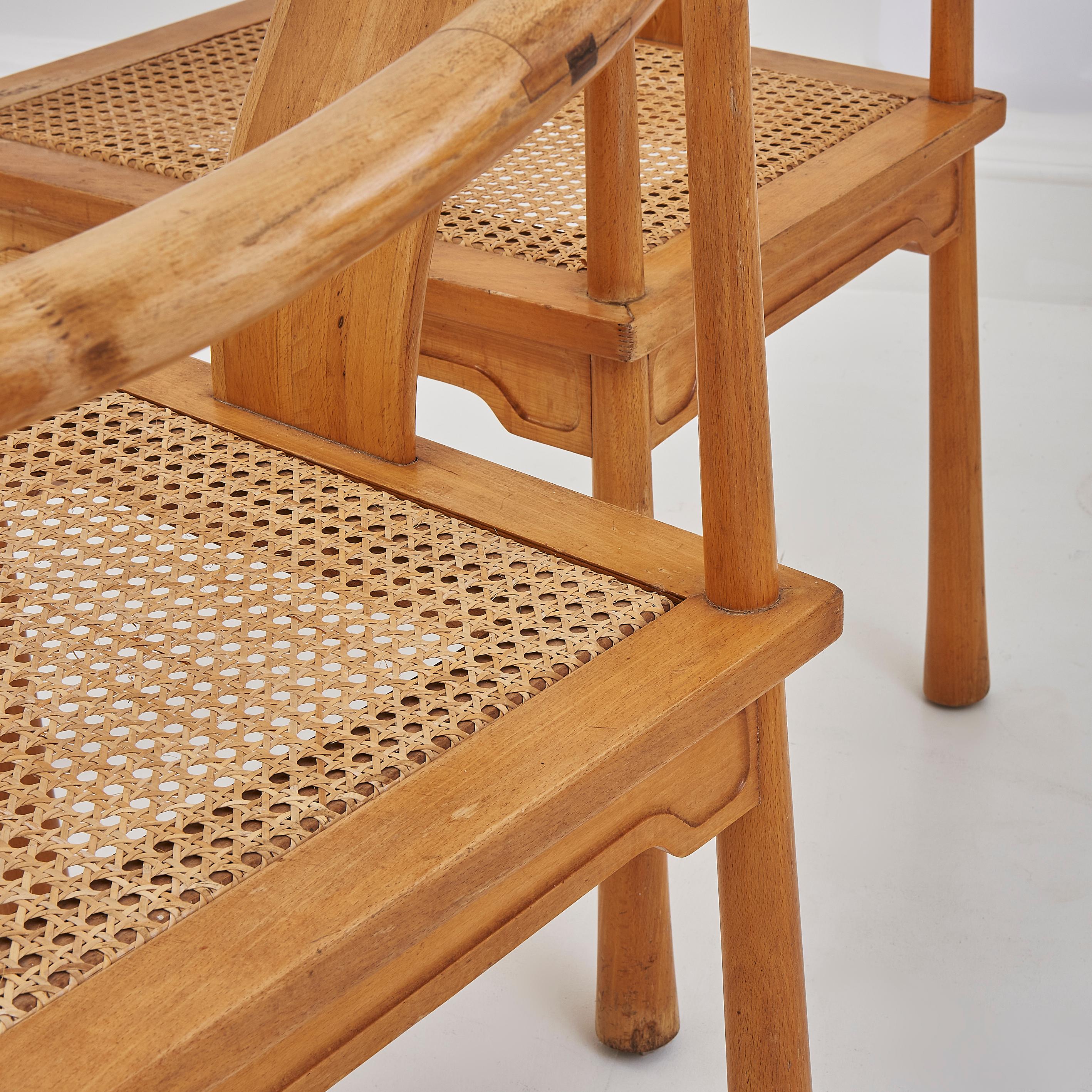 Beech Rare Danish 1960's Richard Nissen 'Yin & Yang' Dining Chairs