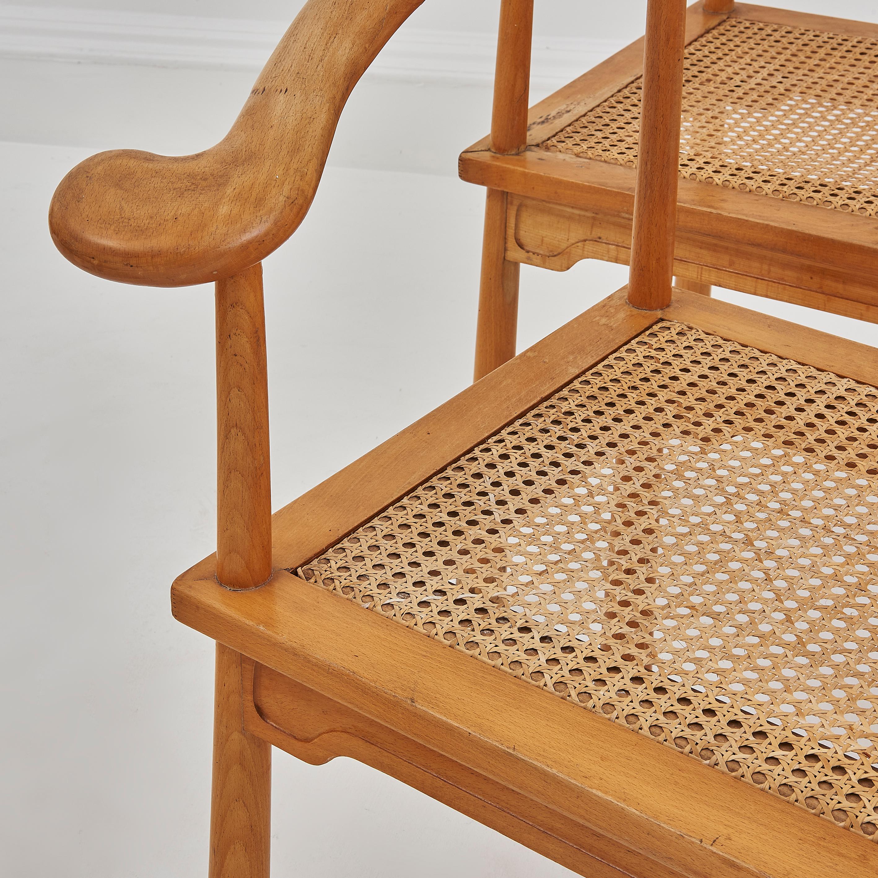 Rare Danish 1960's Richard Nissen 'Yin & Yang' Dining Chairs 1