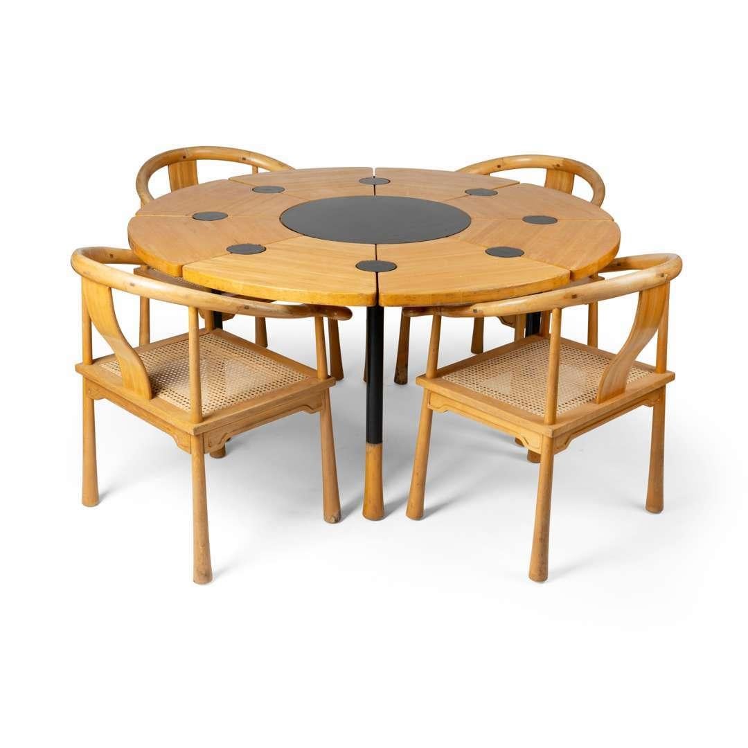 Rare Danish 1960's Richard Nissen 'Yin & Yang' Dining Chairs 6