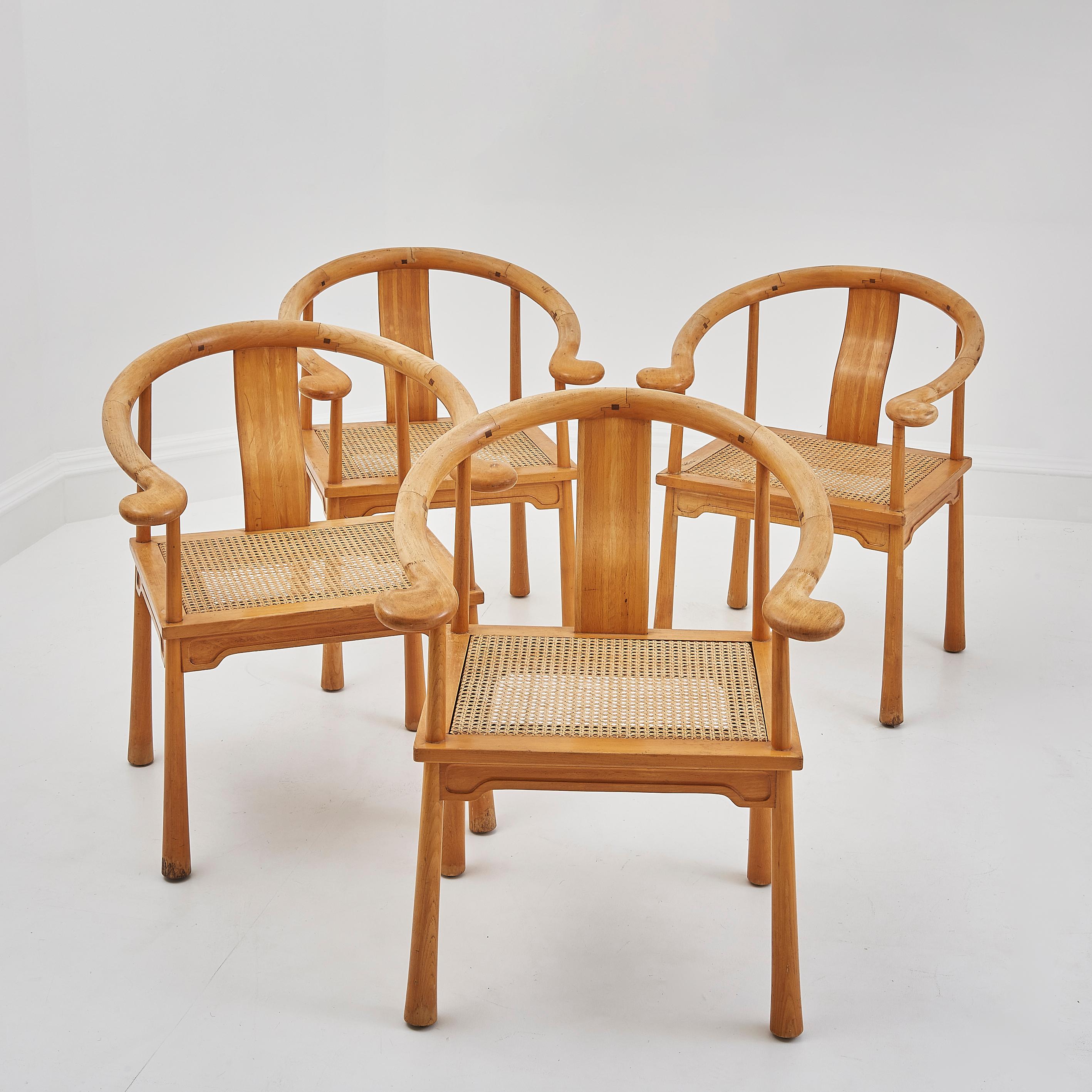 Mid-Century Modern Rare Danish 1960's Richard Nissen 'Yin & Yang' Dining Chairs
