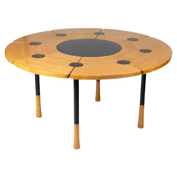 Rare Danish 1960's Richard Nissen 'Yin & Yang' Dining Table