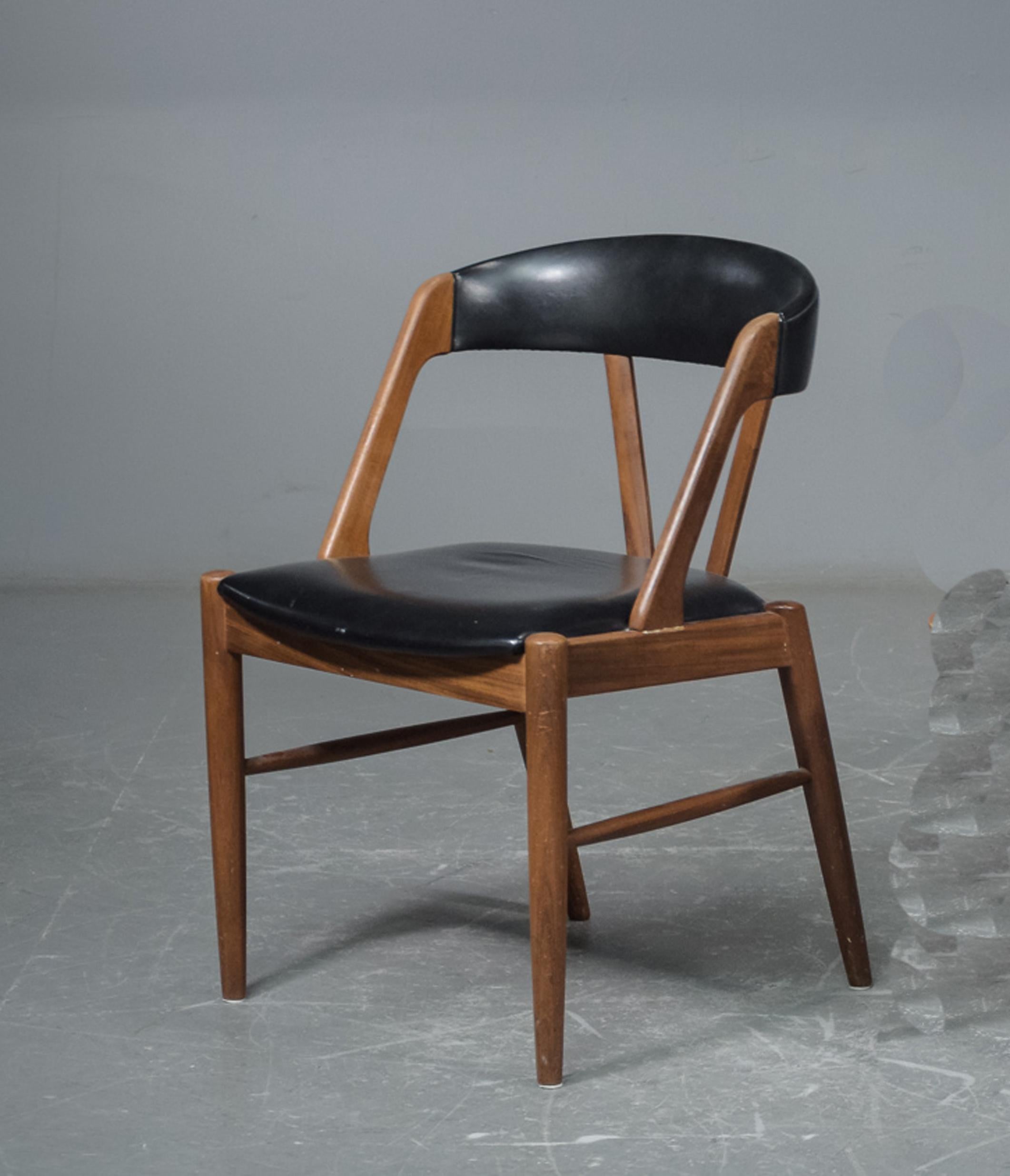 Scandinavian Modern Rare Danish Armchair in the Style of Kai Kristiansen For Sale