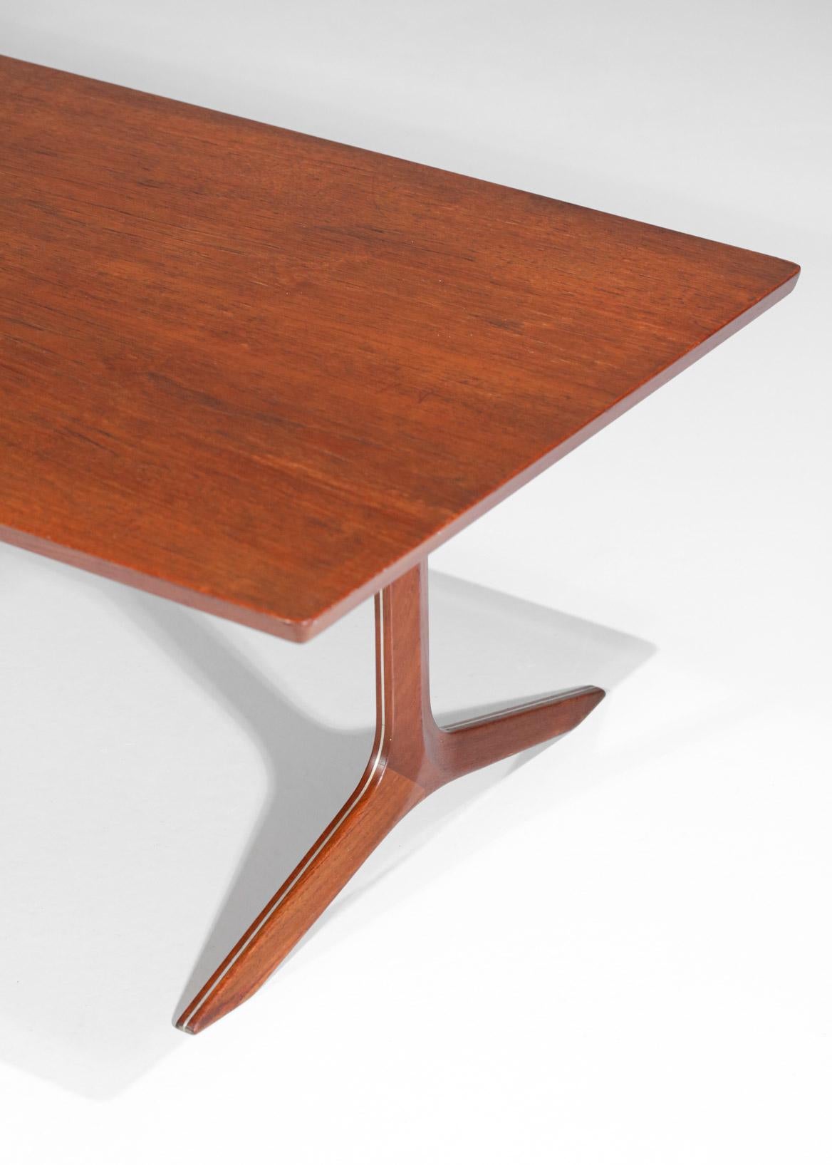 Mid-20th Century Rare Danish Coffee Table by Peter Hvidt and Orla Molgaard Scandinavian, F143 For Sale