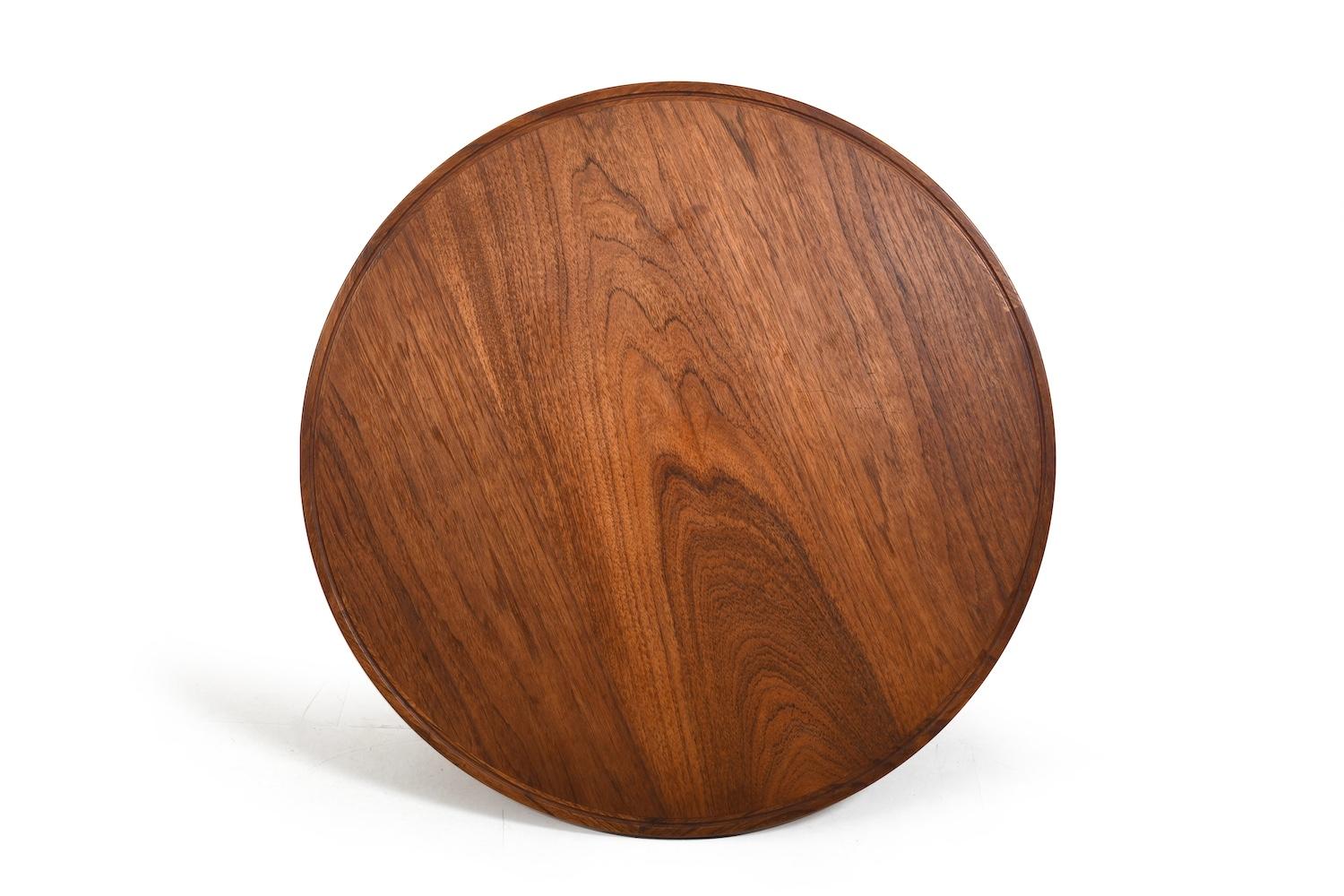 Rare table basse danoise en teck et Oak Oak 1950 en vente 4