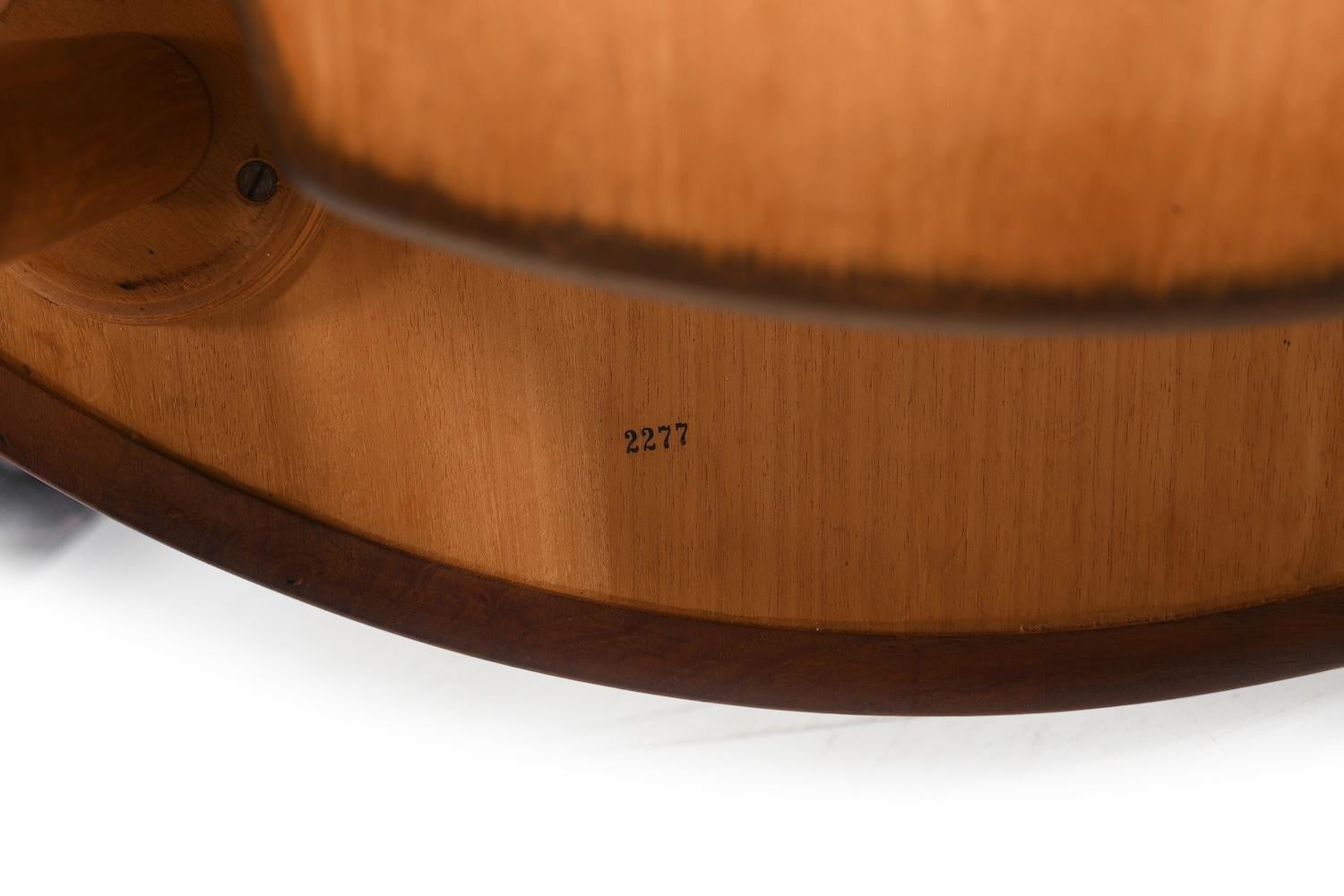 Rare table basse danoise en teck et Oak Oak 1950 en vente 8