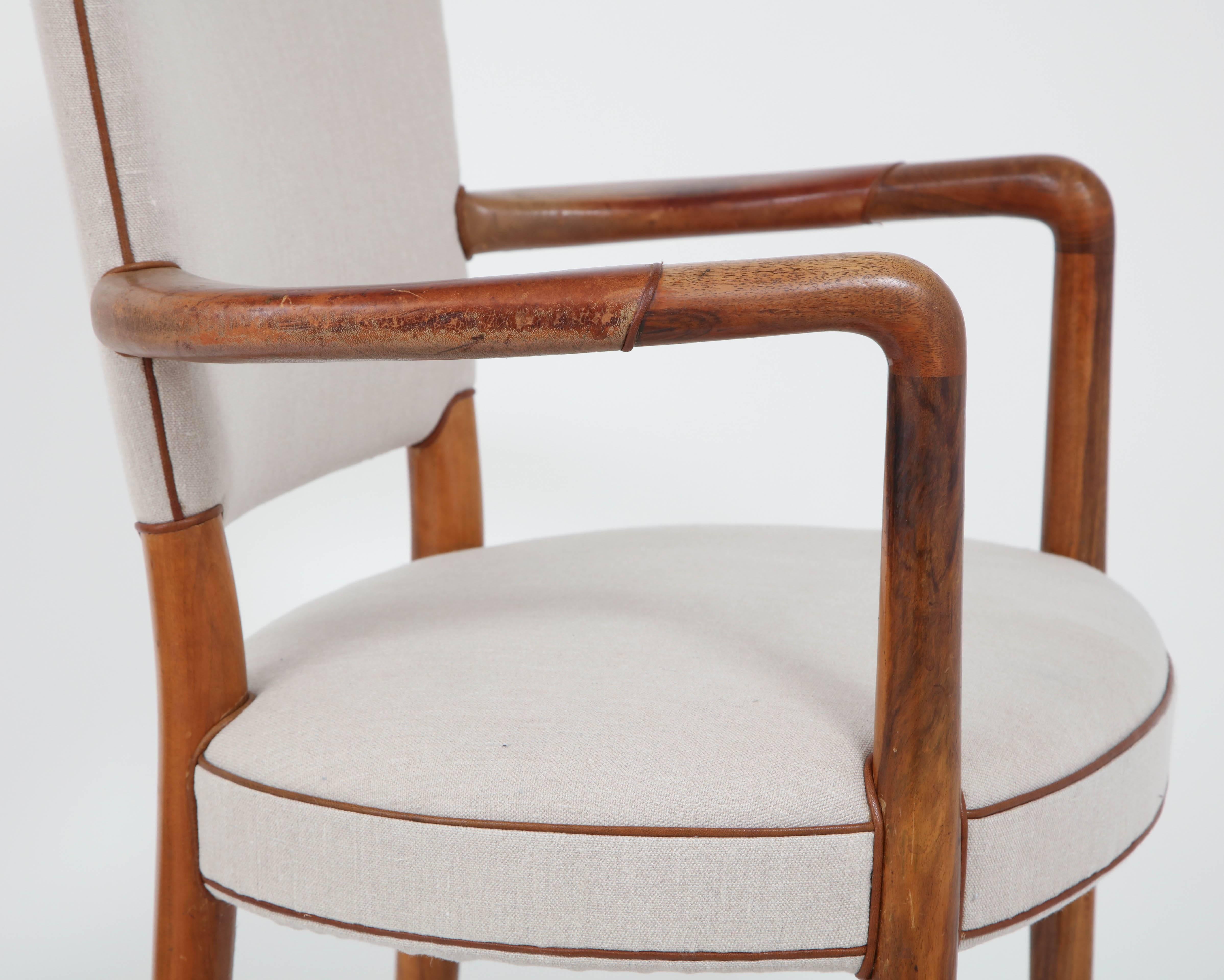 Rare Danish Design Chair by Flemming Lassen and Arne Jacobsen, circa 1950s 1