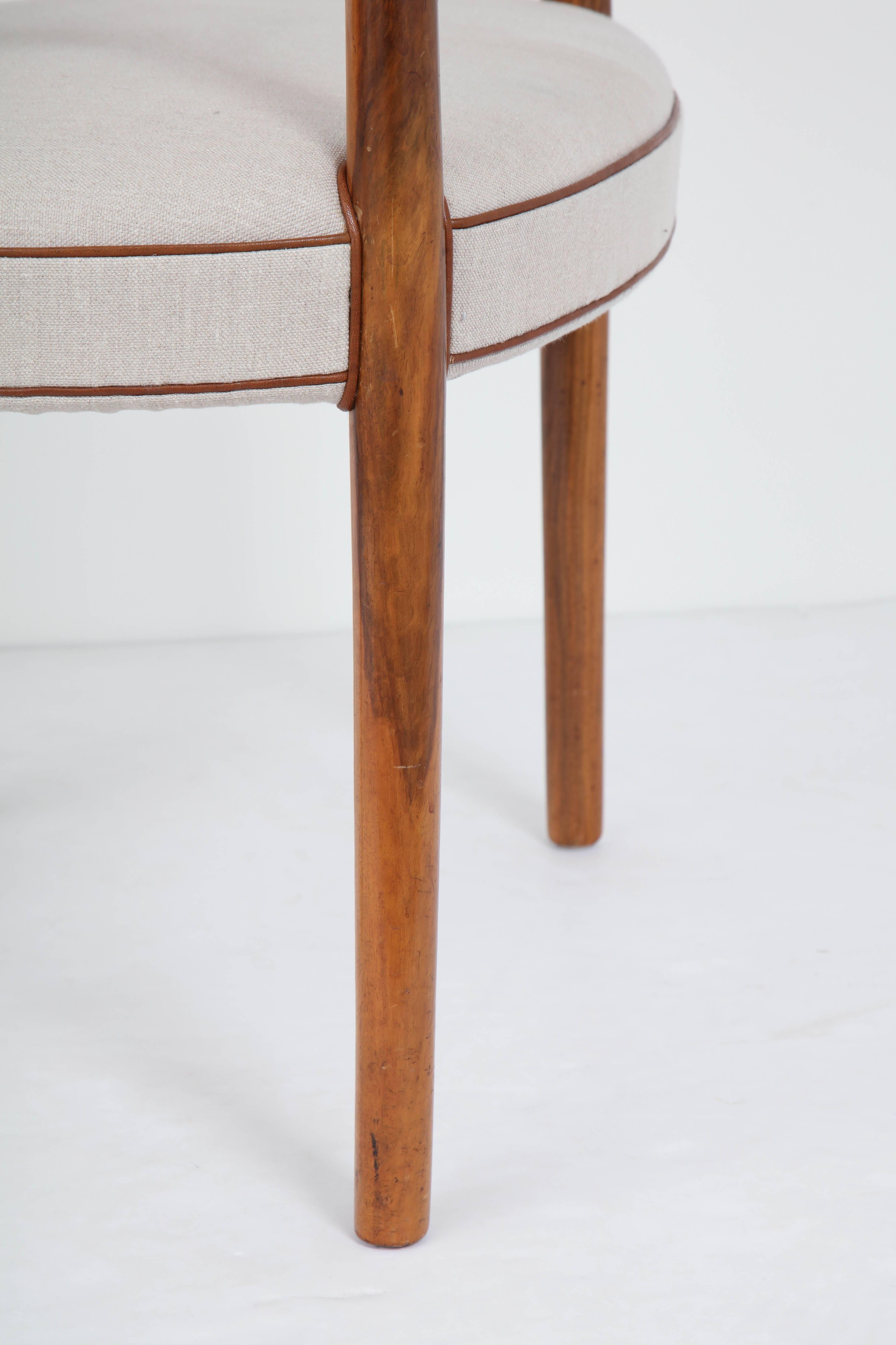 Rare Danish Design Chair by Flemming Lassen and Arne Jacobsen, circa 1950s 2