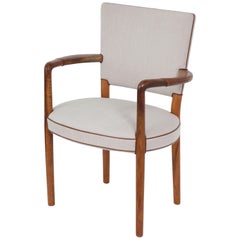 Rare chaise design danoise de Flemming Lassen et Arne Jacobsen, vers les années 1950