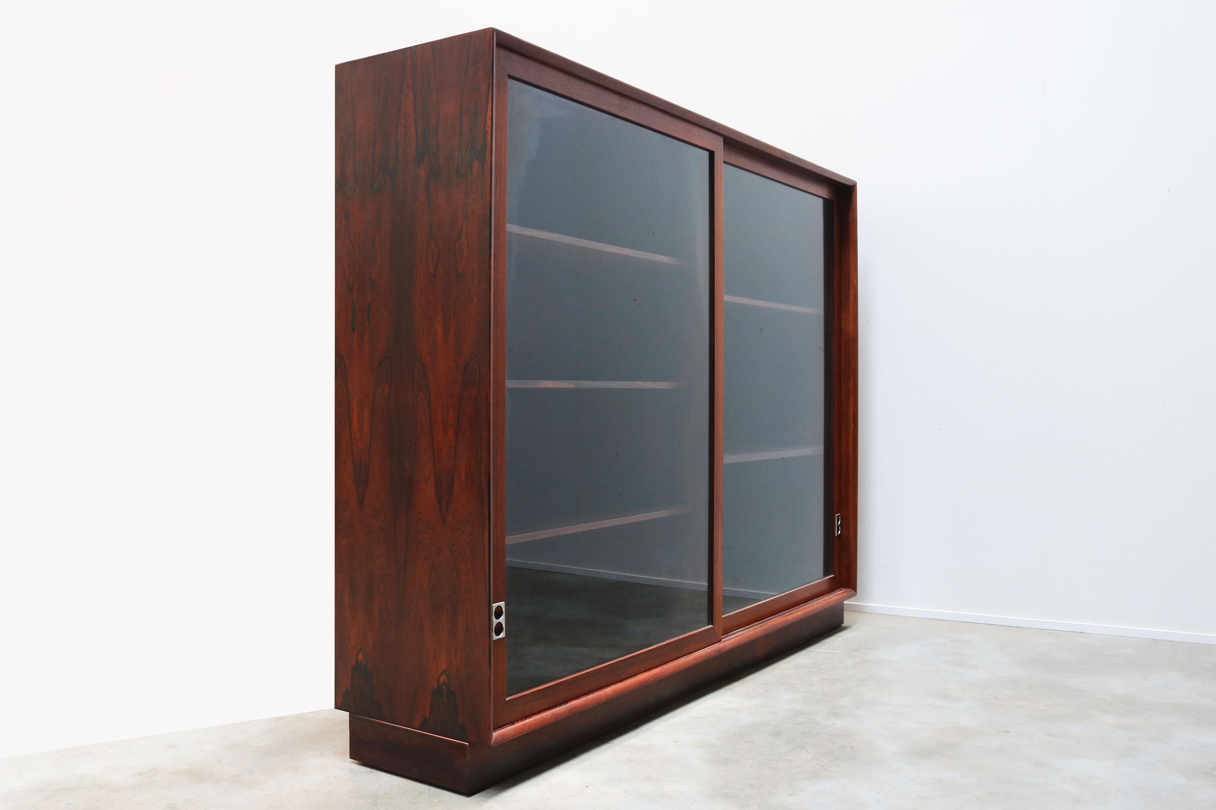 Rare danish design rosewood bookcase by Arne vodder for Sibast furniture 1958 For Sale 5