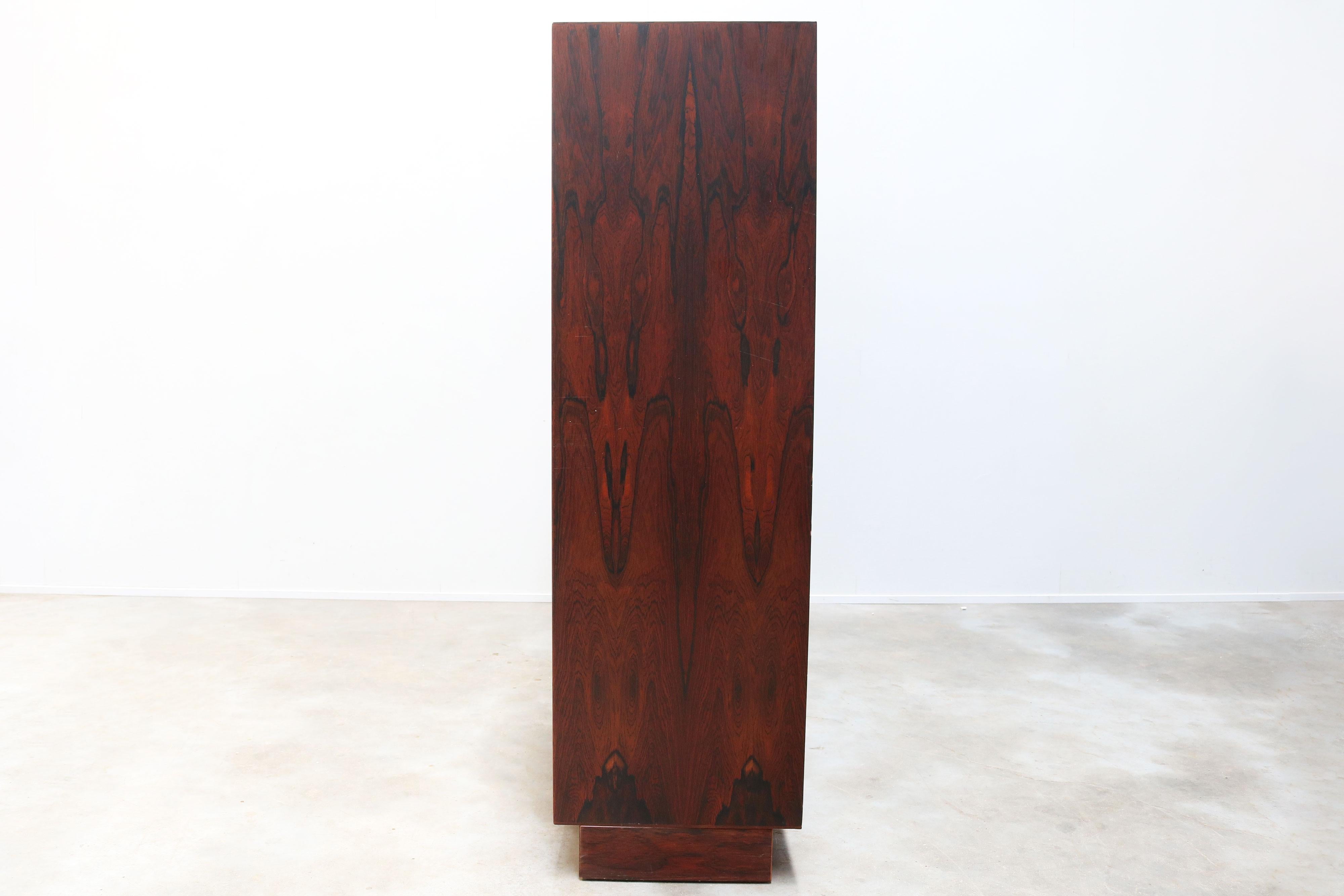 Rare danish design rosewood bookcase by Arne vodder for Sibast furniture 1958 For Sale 6
