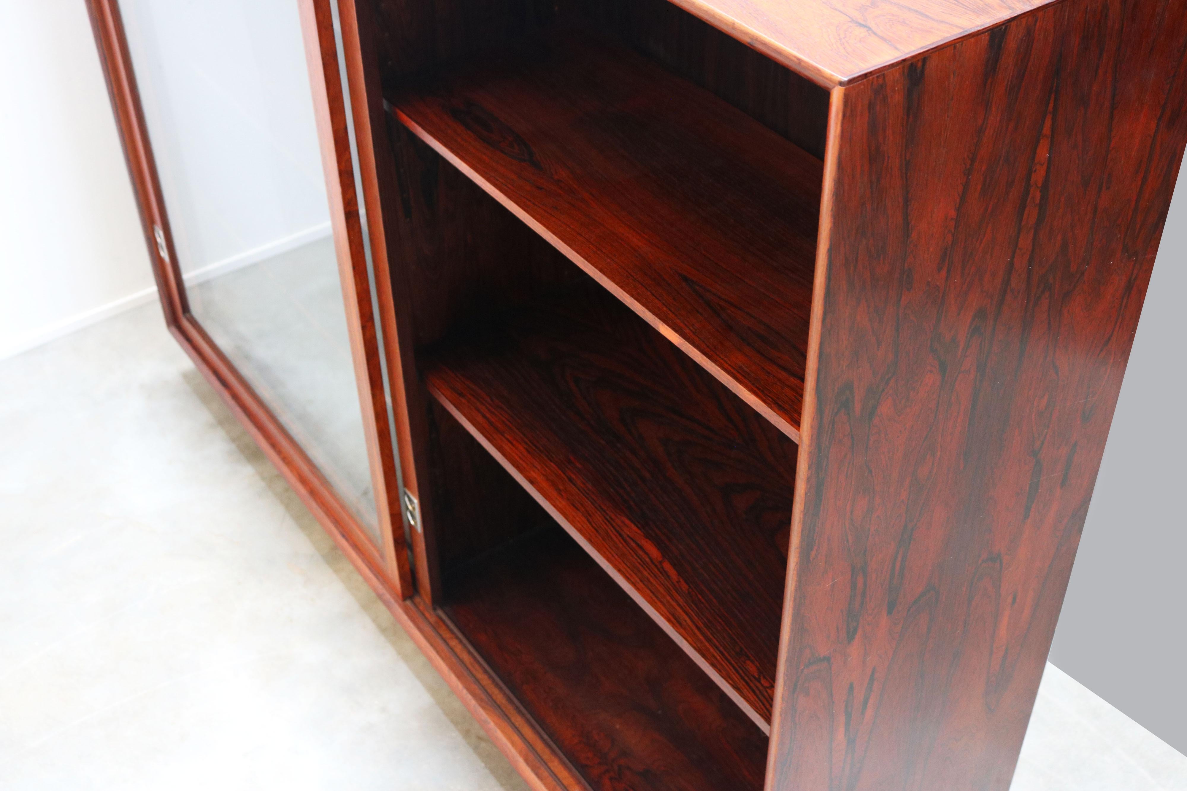 Mid-20th Century Rare danish design rosewood bookcase by Arne vodder for Sibast furniture 1958 For Sale
