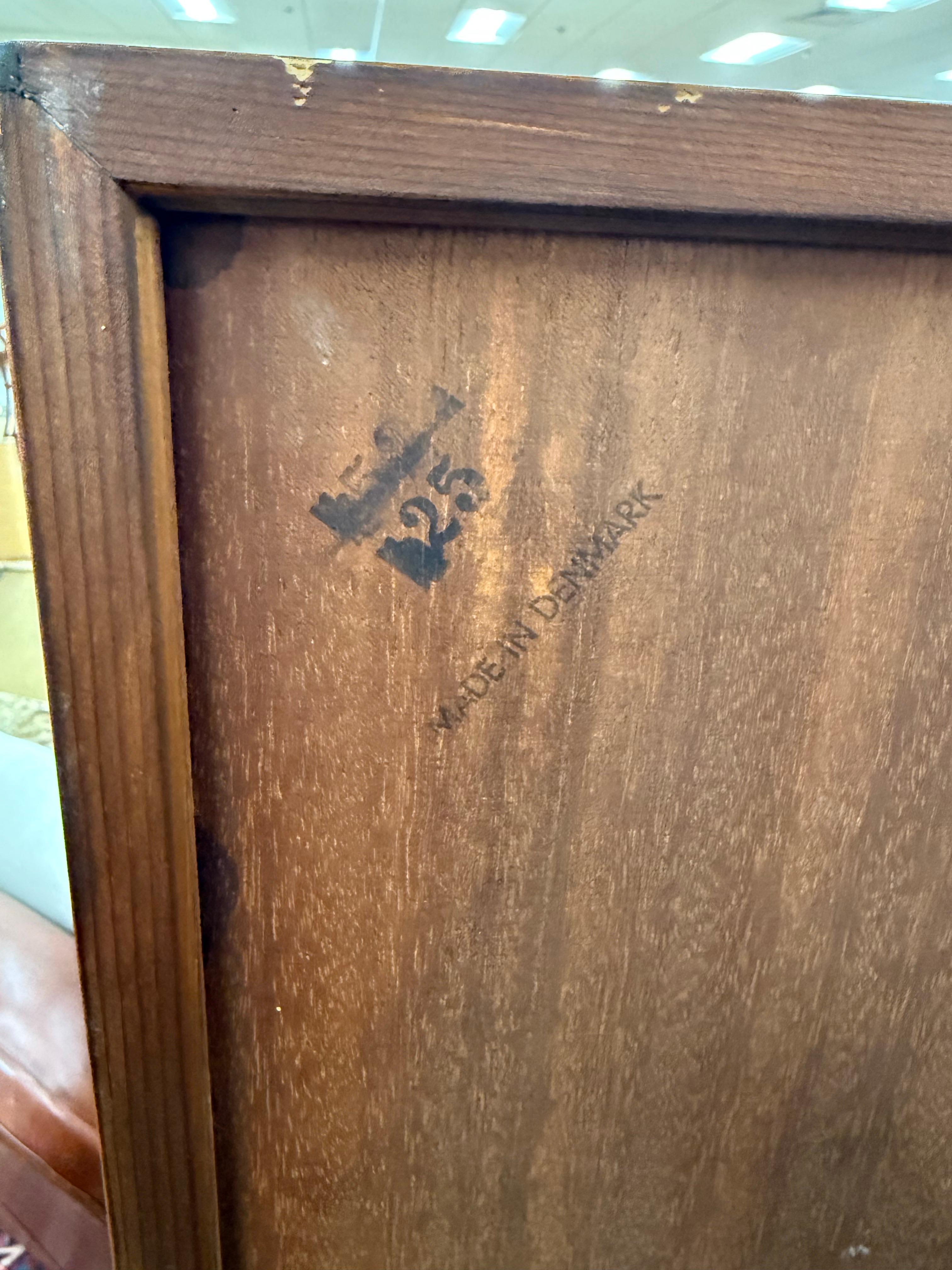 Rare Danish Mid Century Modern Knud Nielsen 2-Tier Floating Sideboard Cabinet For Sale 3