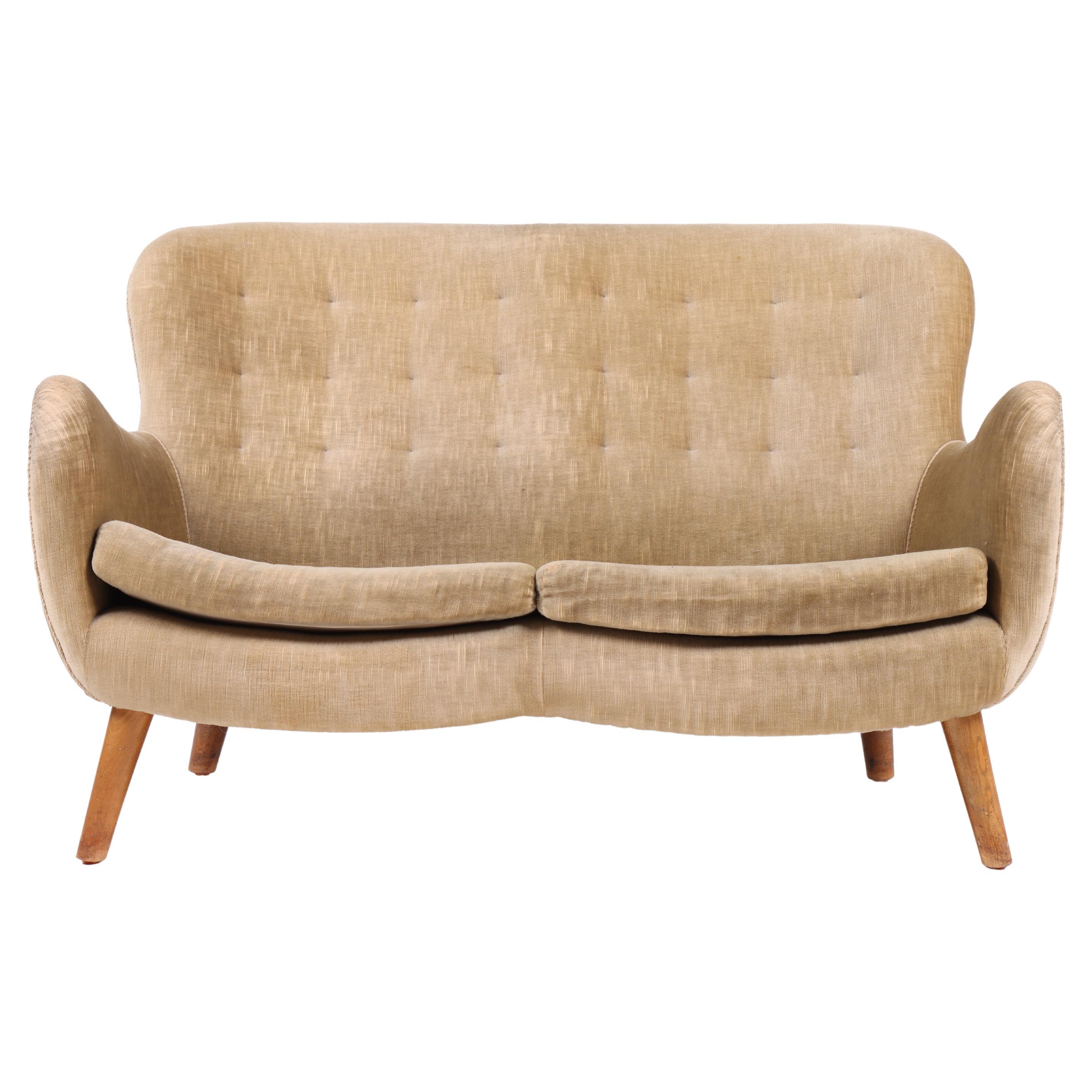 Seltenes dänisches Mid-Century-Sofa, 1940er Jahre im Angebot