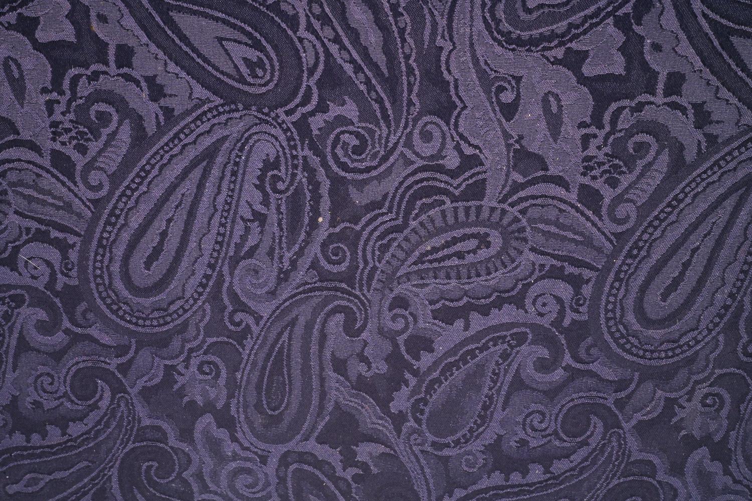 Tissu Rare canapé danois du milieu du siècle par Jacob Kjær en teck et jacquard, c.I.C. 1950 en vente