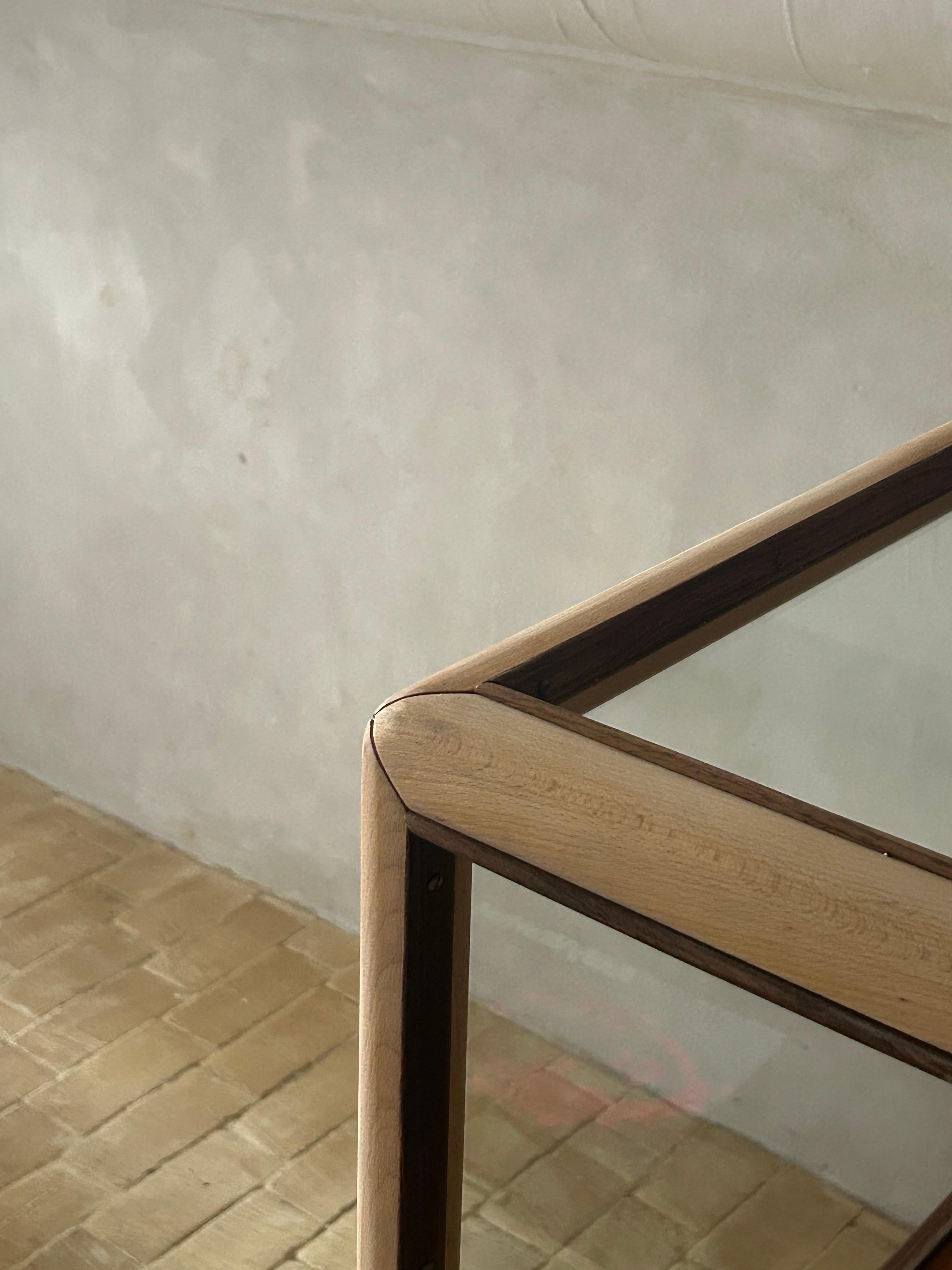 Rara vitrina danesa moderna de mediados de siglo, Dinamarca Años 60 Escandinavo moderno en venta