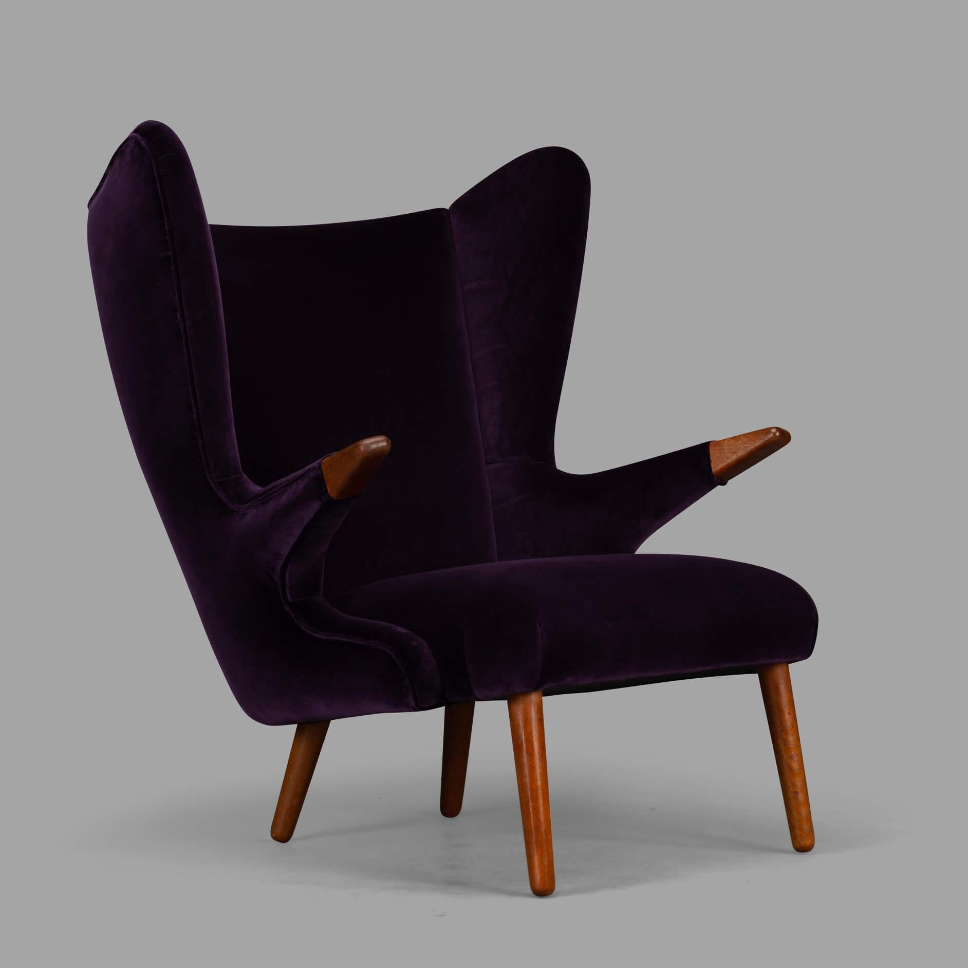 Rare Danish Model 91 Wingback Armchair by Svend Skipper for Skipper Møbler, 1950 7