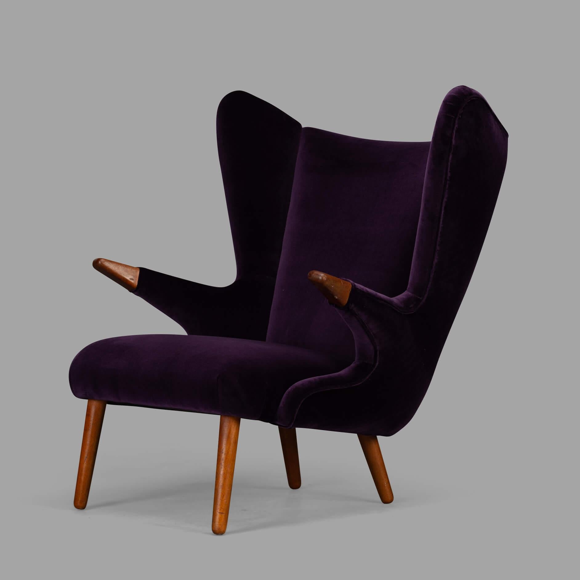 Rare Danish Model 91 Wingback Armchair by Svend Skipper for Skipper Møbler, 1950 12