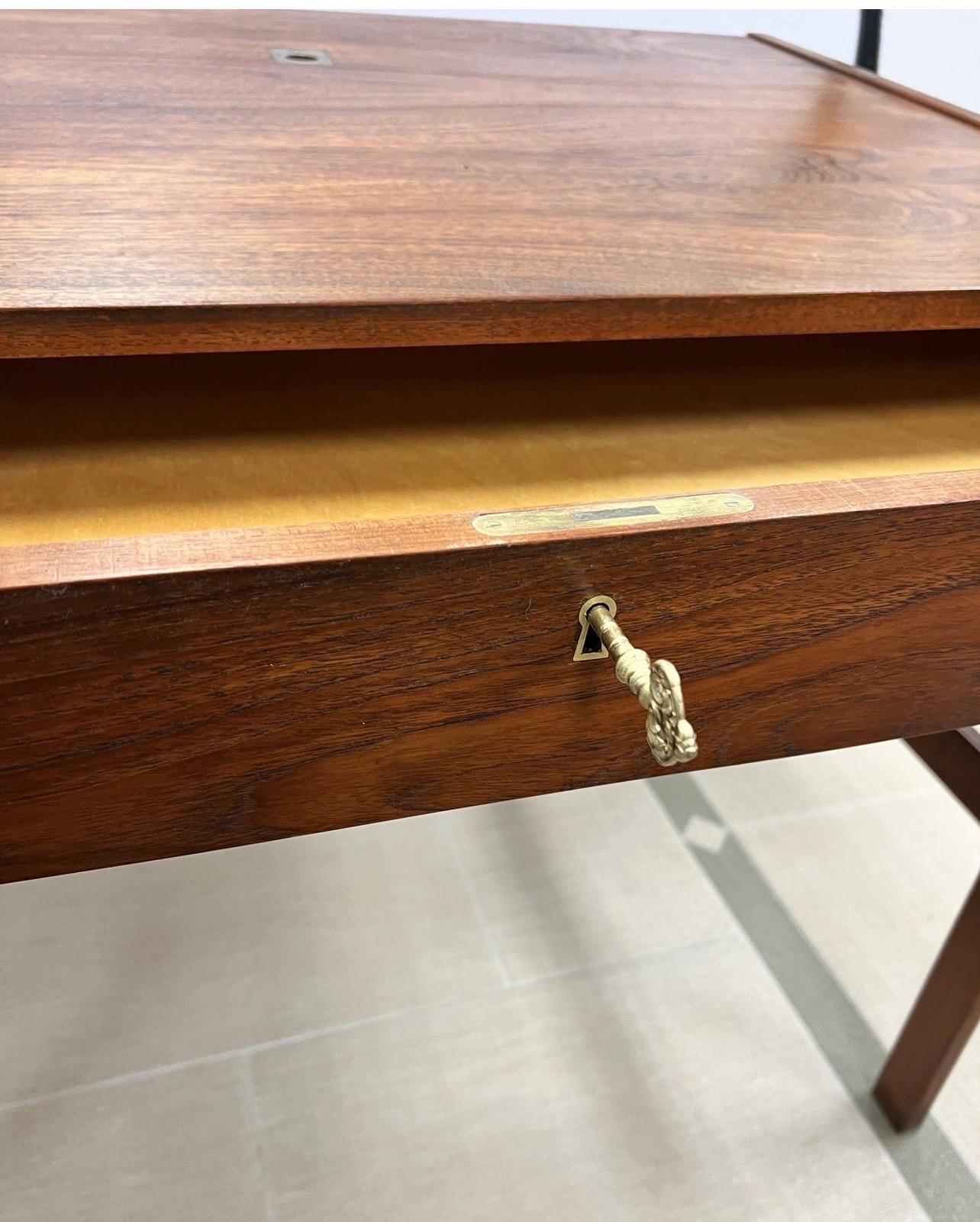Late 20th Century Rare Danish Modern Arne Wahl Iversen Vanity Desk