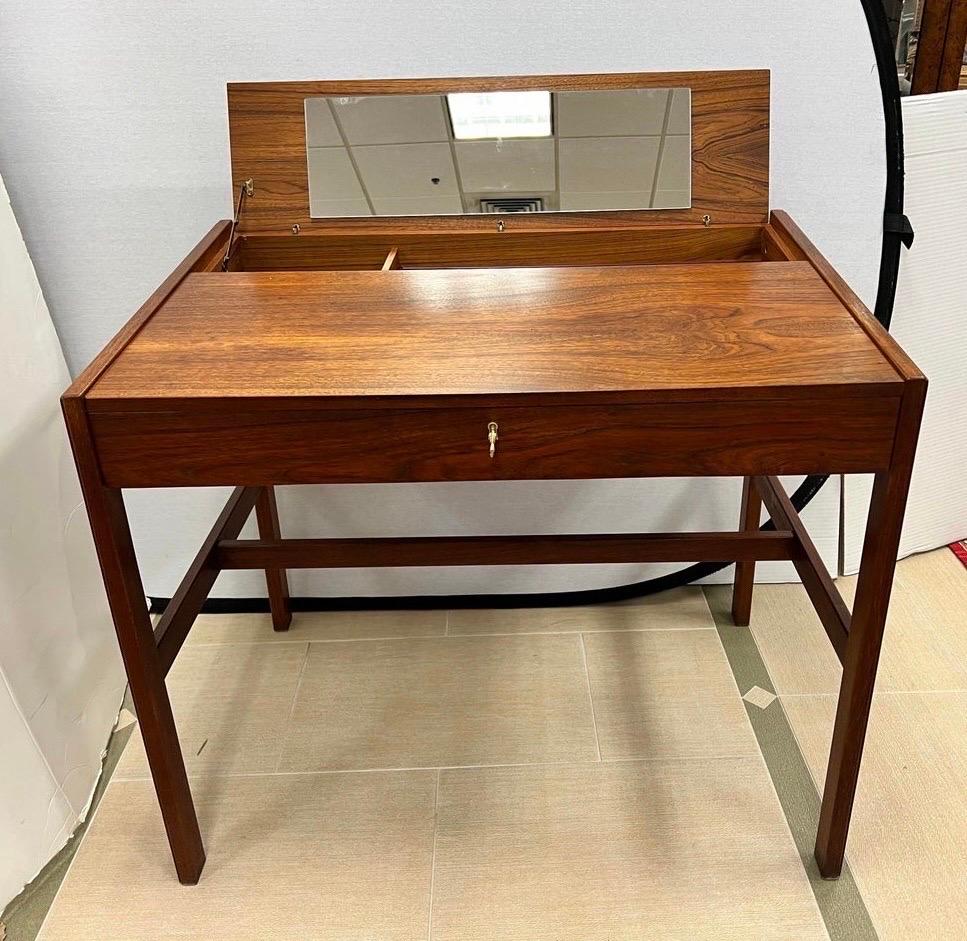 Mirror Rare Danish Modern Arne Wahl Iversen Vanity Desk