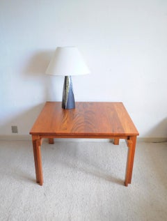 Rare Danish Modern Coffee Table in Massive Teak by Inger Klingenberg