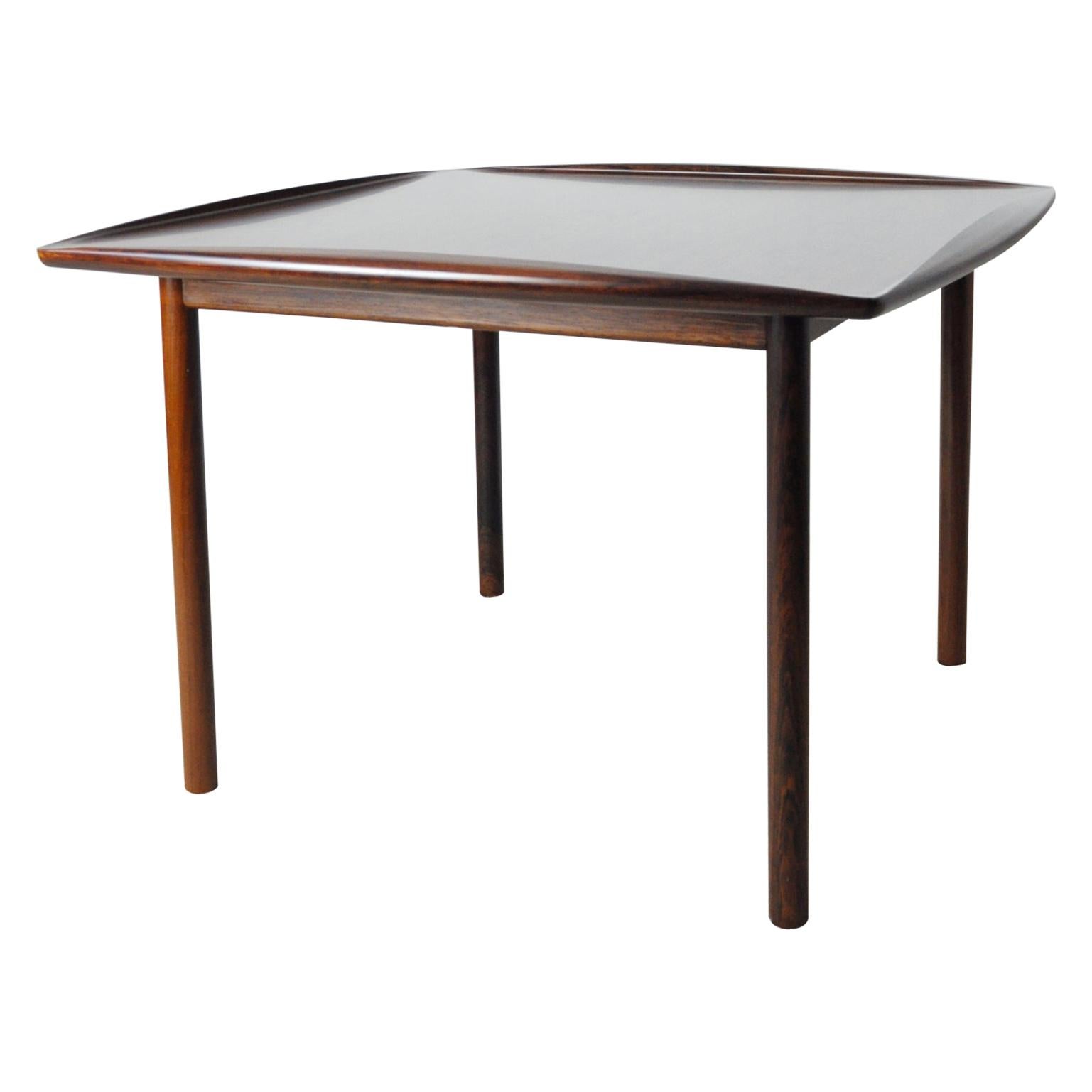 Rare Danish Modern Rosewood Coffee Table by Grete Jalk for P. Jeppesen For Sale