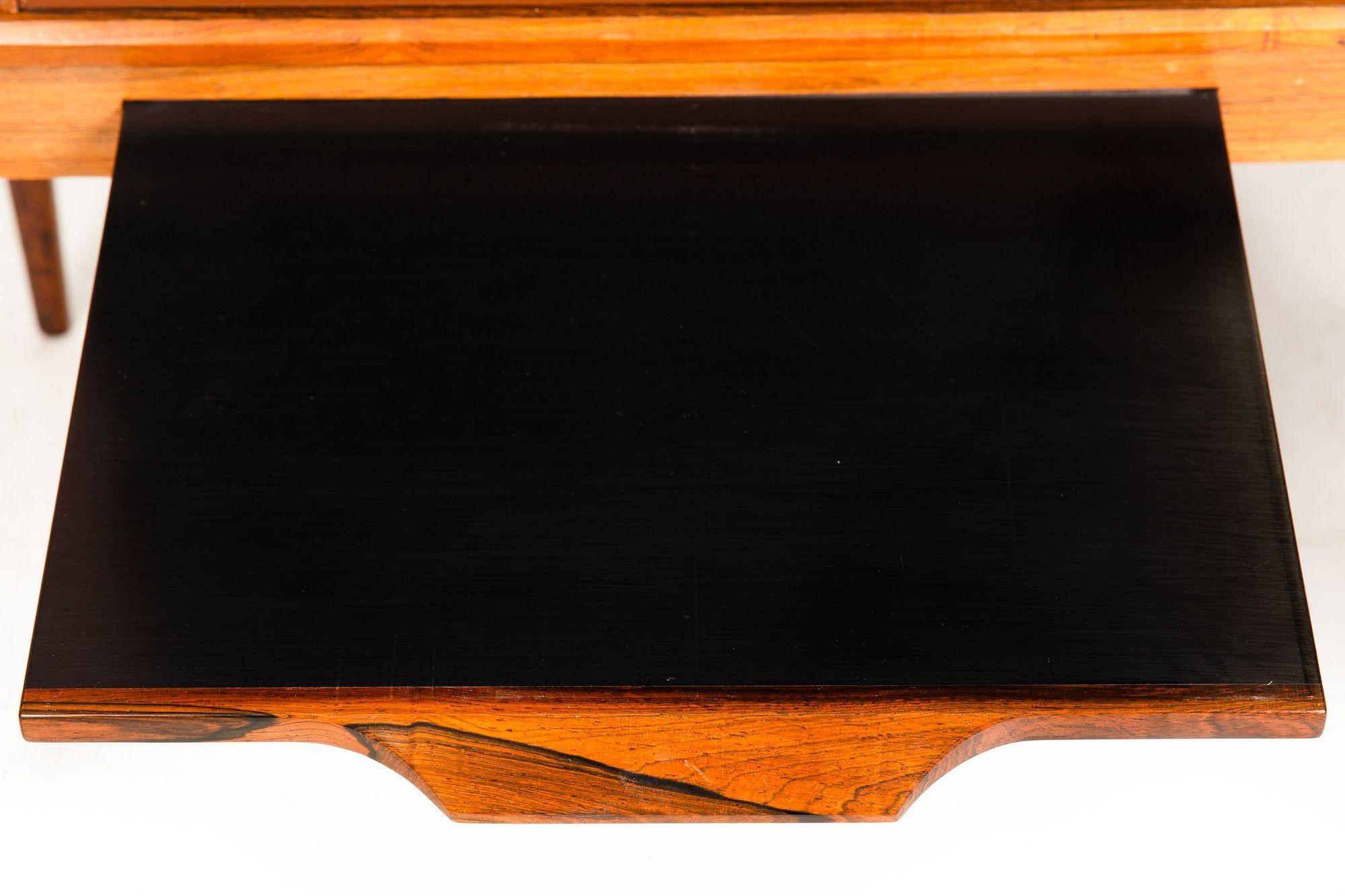 Rare Danish Modern Rosewood Tamour-Door Dry-Bar Cabinet by Kurt Ostervig For Sale 2