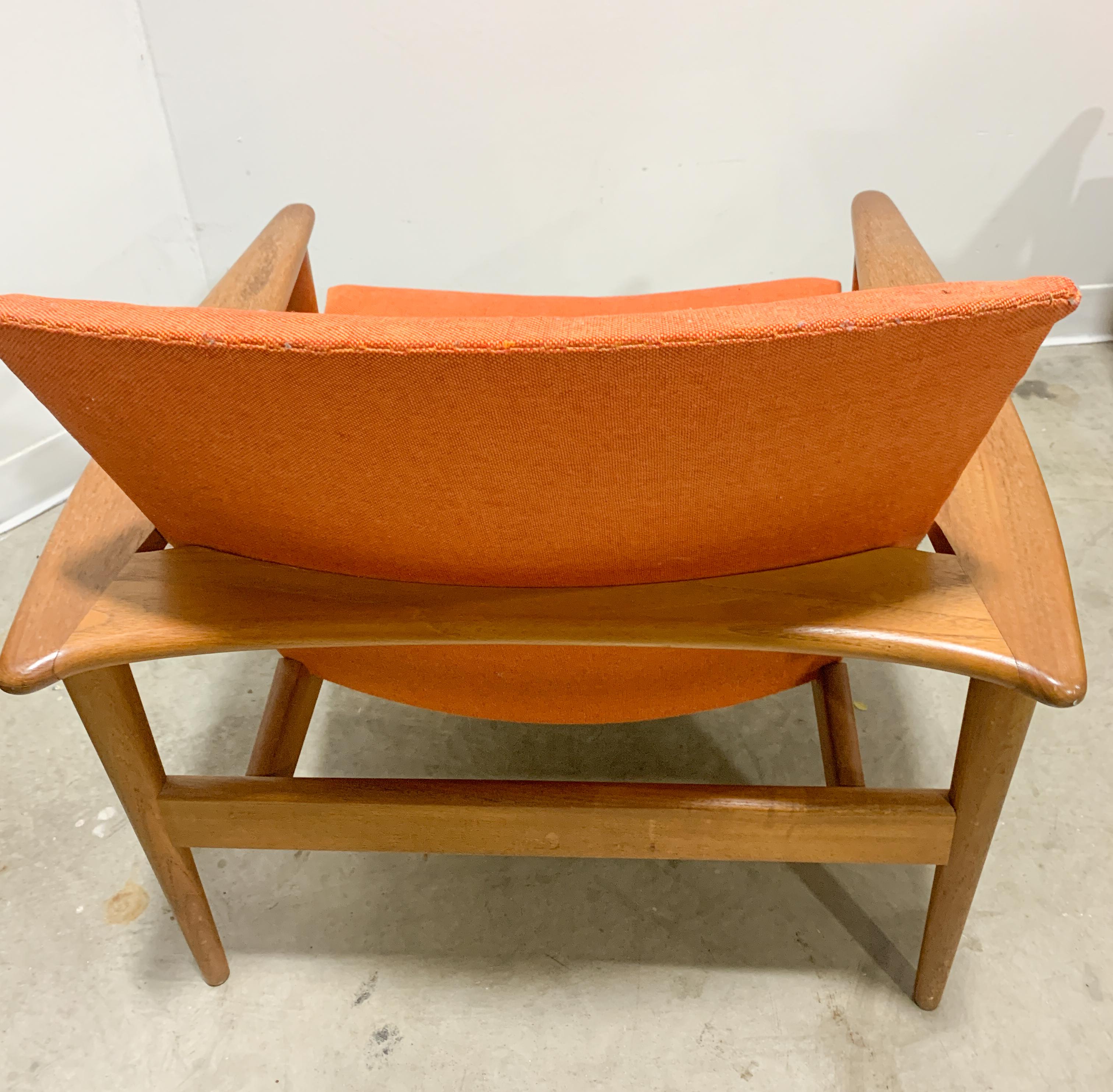 Mid-20th Century Danish Modern Teak Lounge Chairs (Pair)
