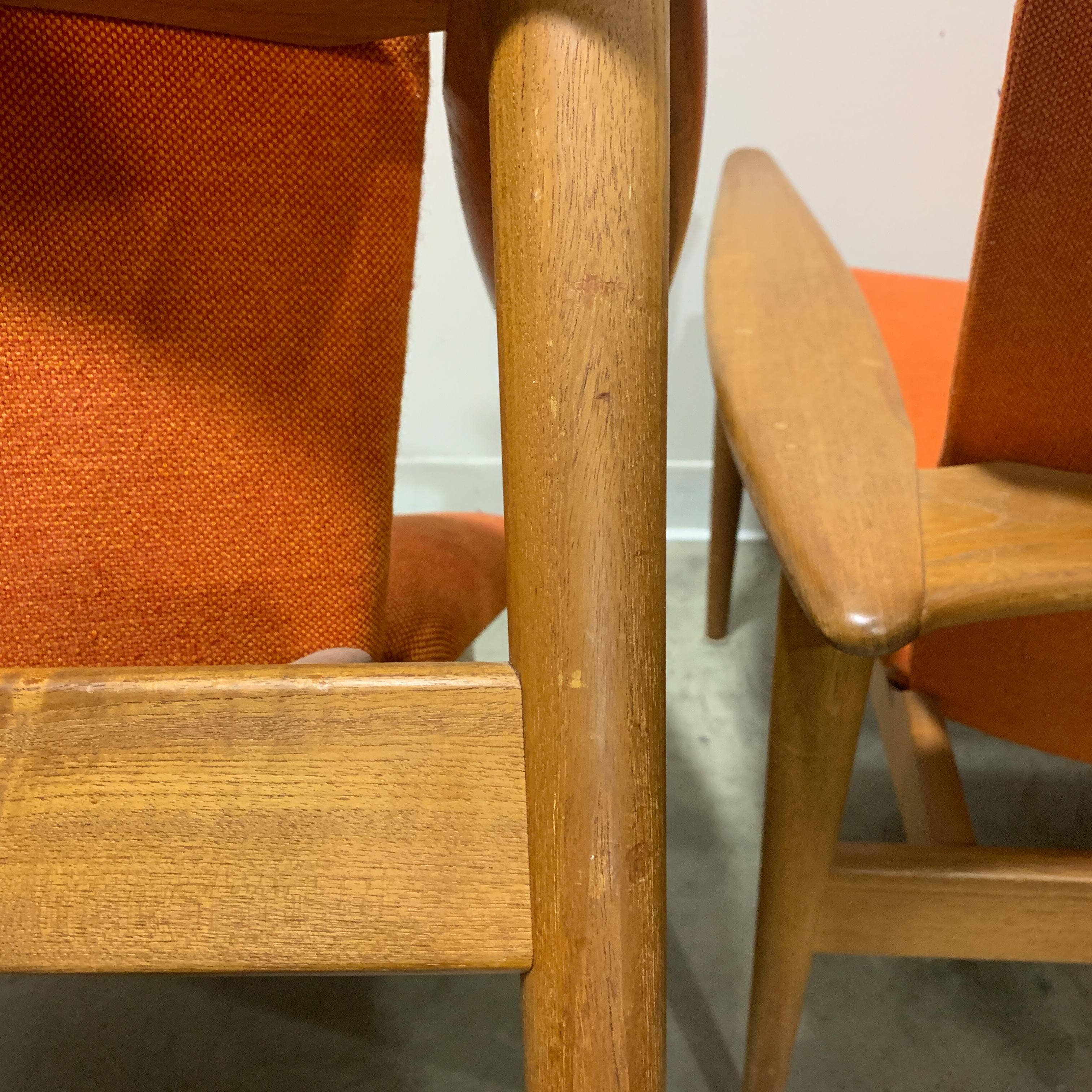 Danish Modern Teak Lounge Chairs (Pair) 2