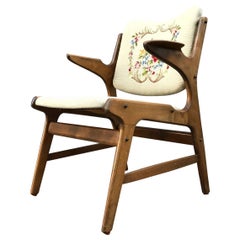 Vintage Rare Danish Oak Side Chair by A. Hovmand Olsen for A.R. Klingeberg & Søn, 1950s
