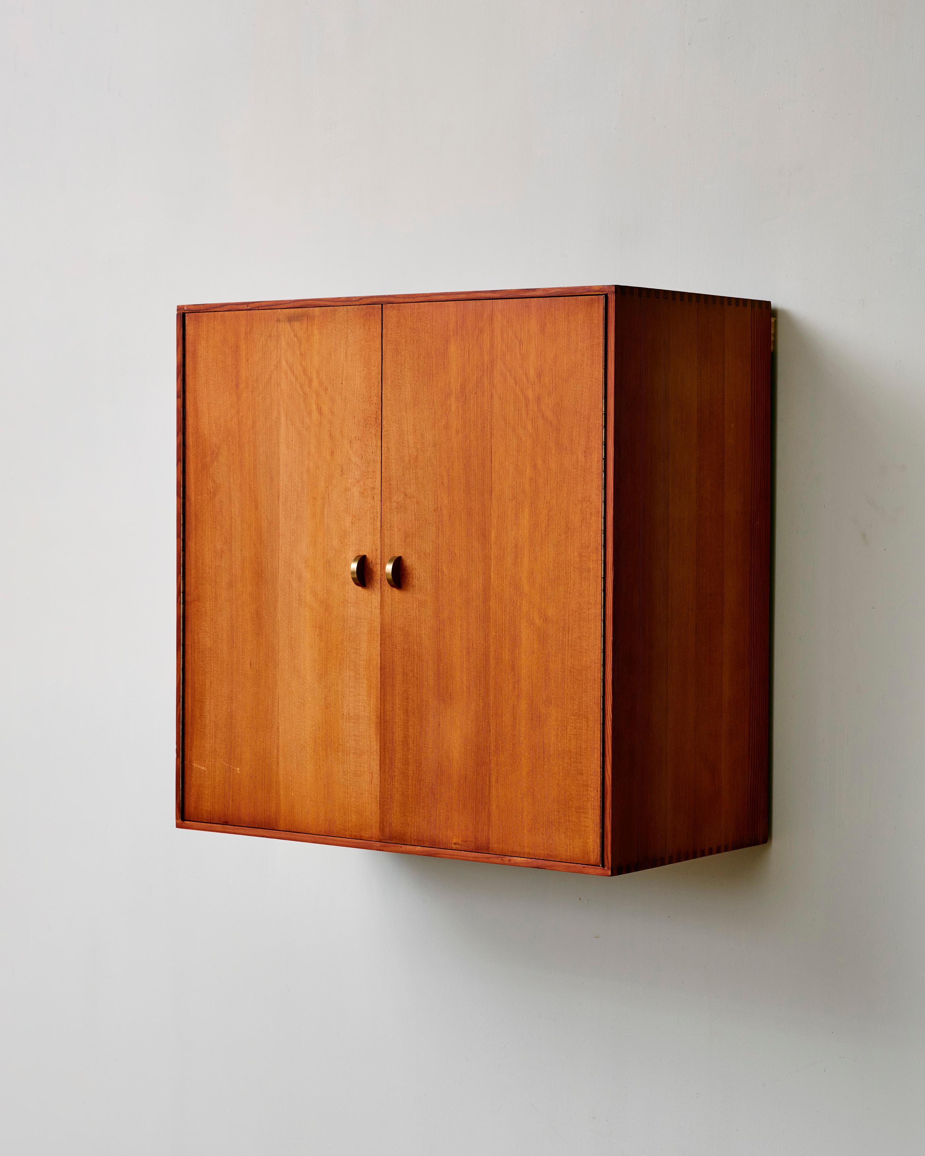 Mid-Century Modern Rare Danish Pine Cabinet  For Sale