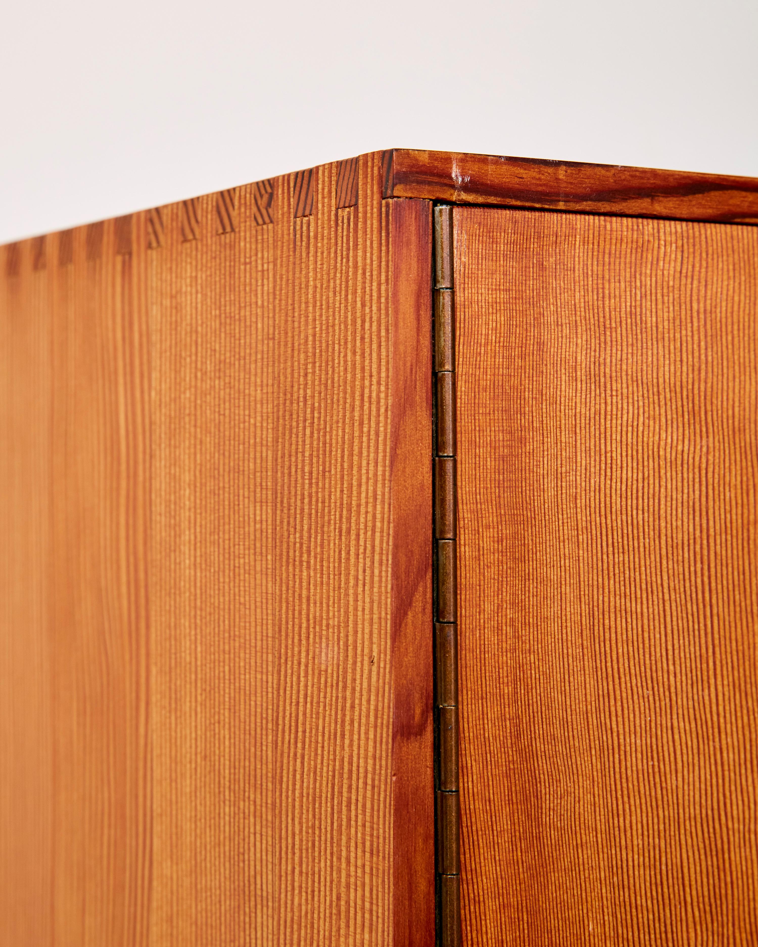 Rare Danish Pine Cabinet  For Sale 2