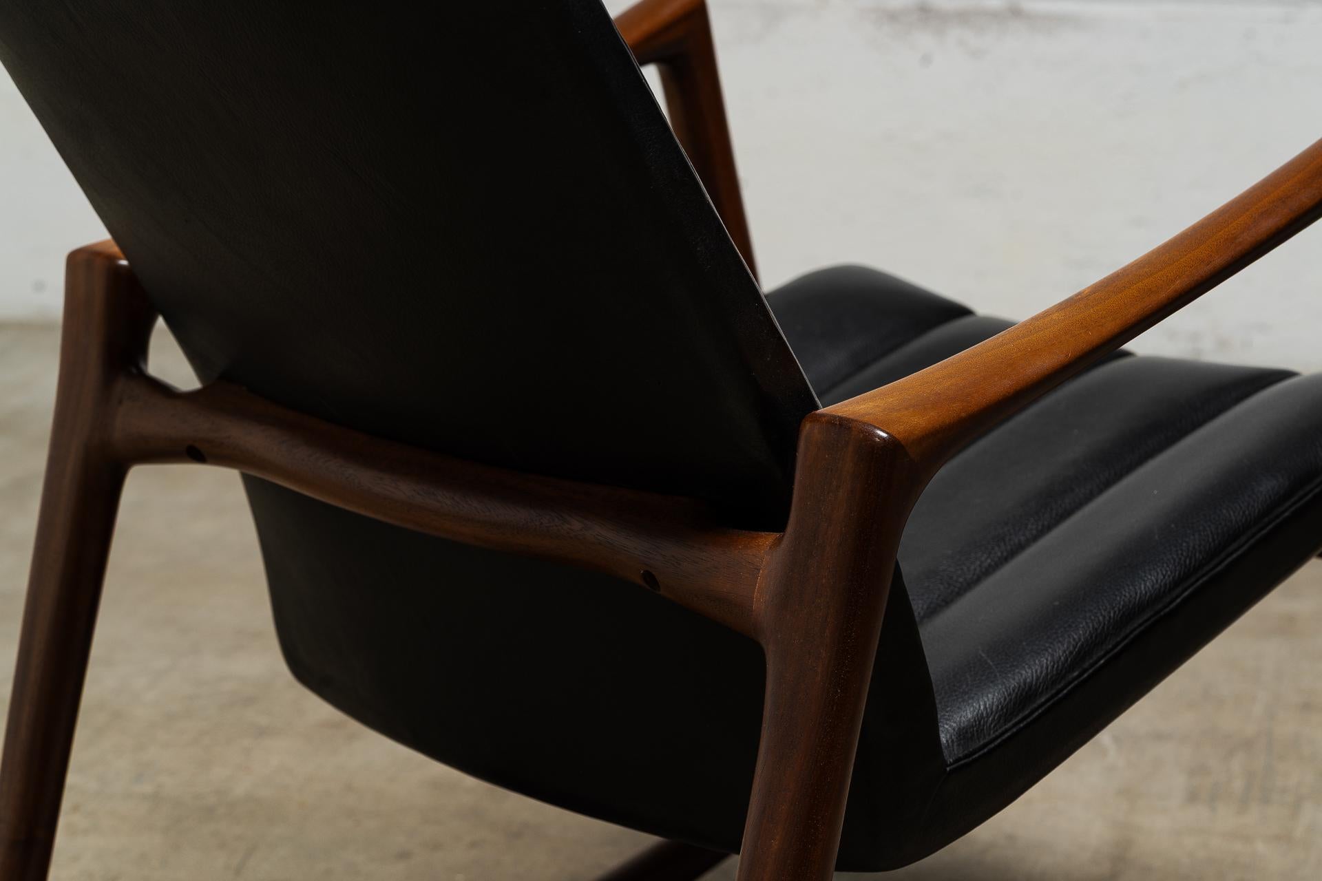 Mid-Century Modern Rare Danish Rocking Chair by Helge Vestergaard-Jensen for Søren Horn For Sale