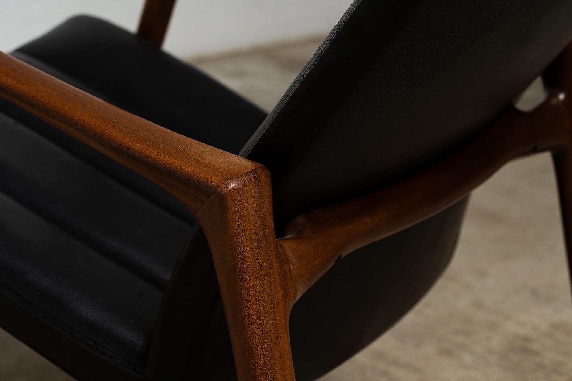 Rare Danish Rocking Chair by Helge Vestergaard-Jensen for Søren Horn For Sale 2