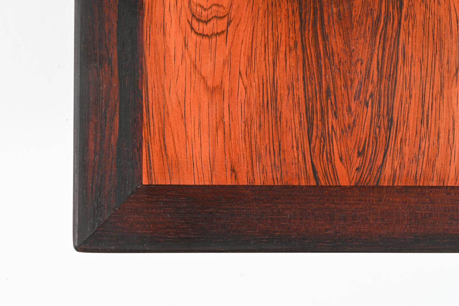 Rare Danish Rosewood Desk Attributed to Jorgen & Nanna Ditzel for Kolds Savvaerk For Sale 9