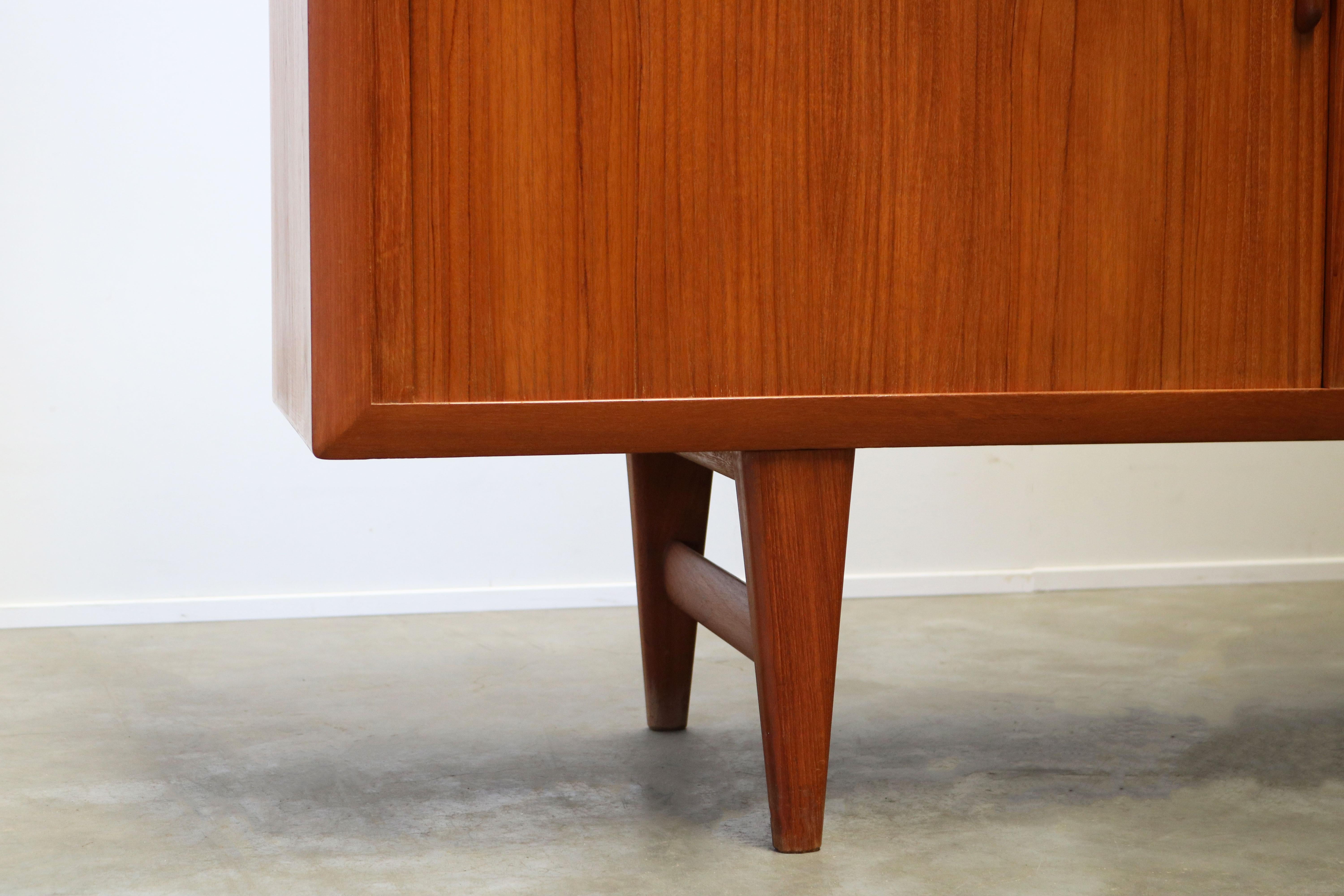 Mid-20th Century Rare Danish Sideboard / Credenza by Ib Kofod Larsen for Faarup Teak 1950s Brown