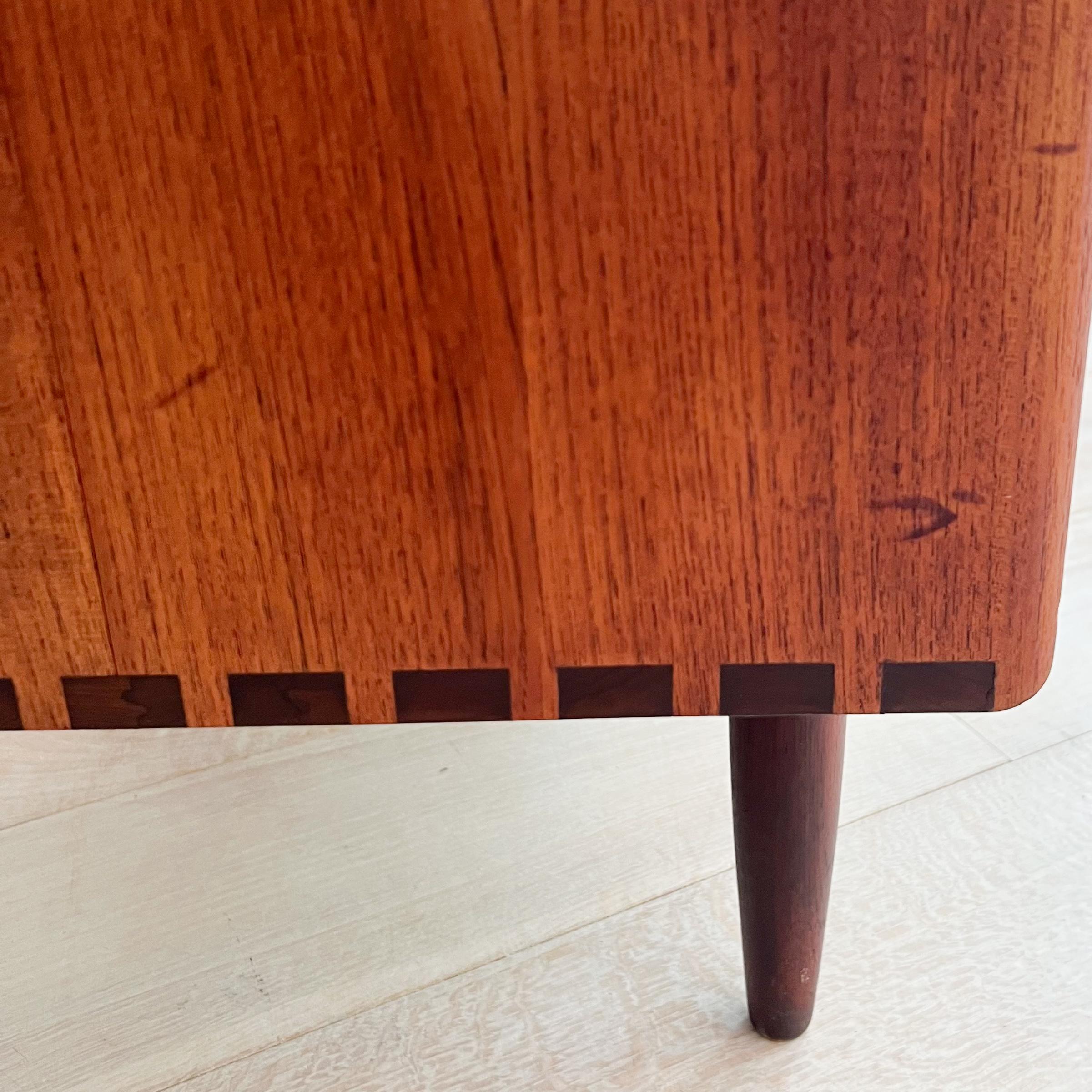 Rare Danish Solid Teak Credenza/Sideboard by Johannes Aasbjerg 5