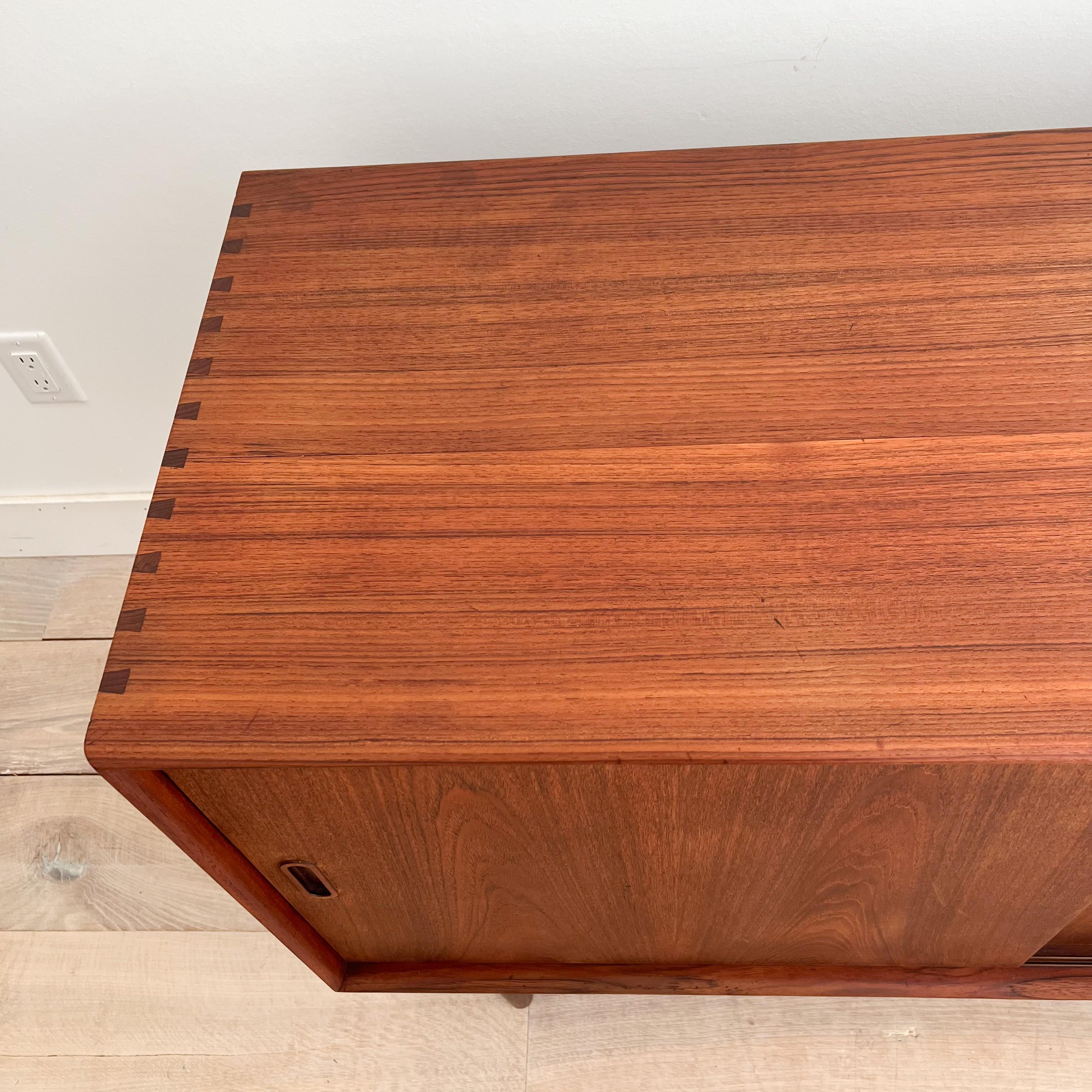 Rare Danish Solid Teak Credenza/Sideboard by Johannes Aasbjerg 7