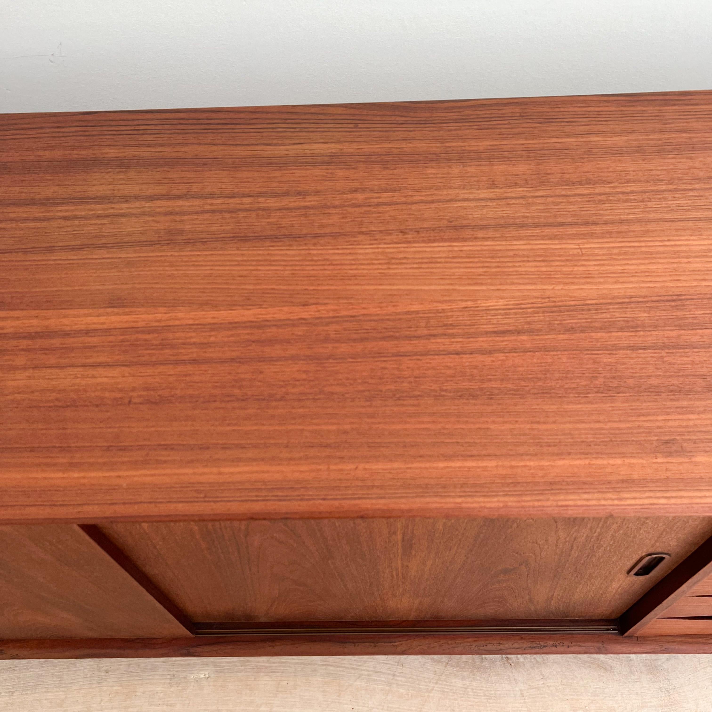 Rare Danish Solid Teak Credenza/Sideboard by Johannes Aasbjerg 8
