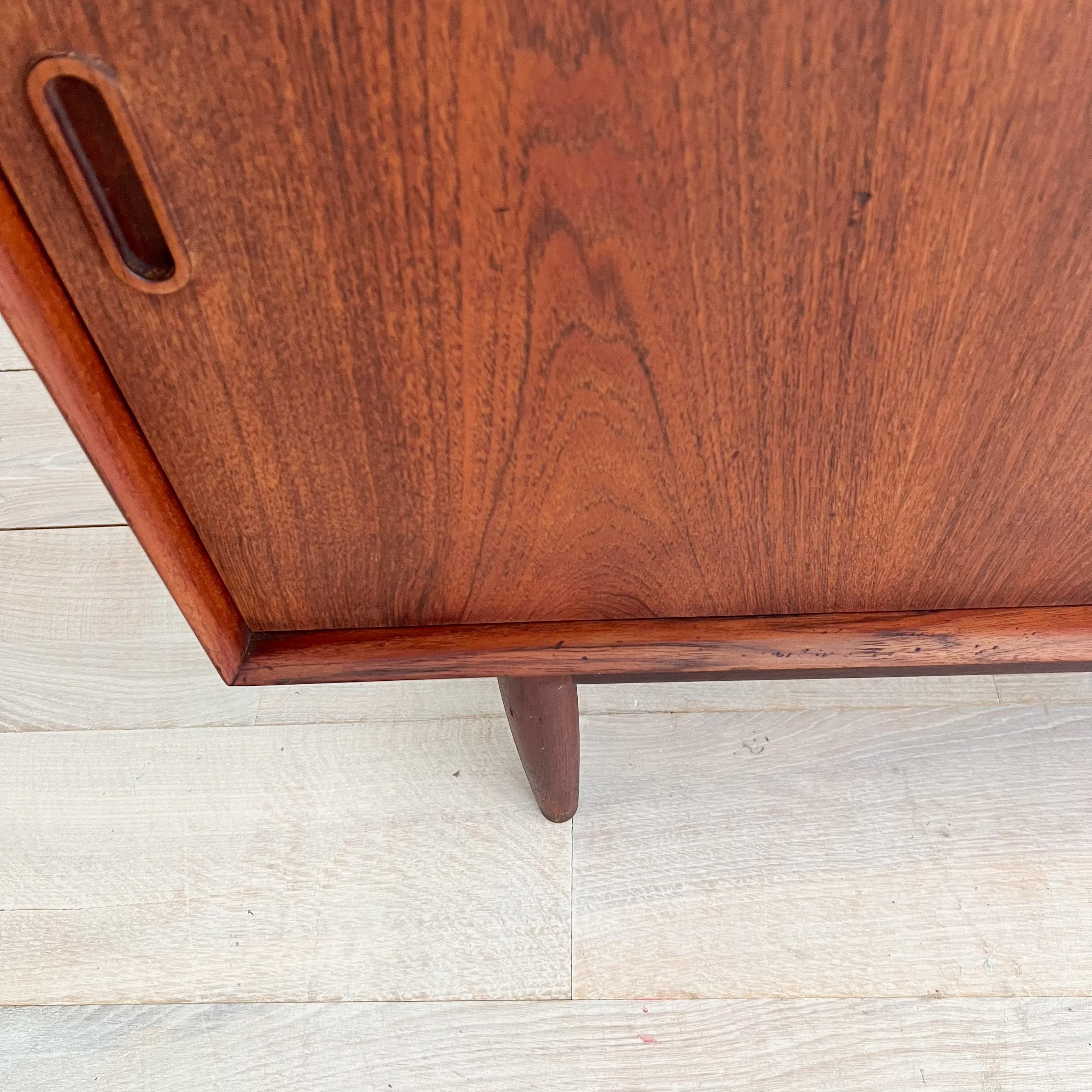 Rare Danish Solid Teak Credenza/Sideboard by Johannes Aasbjerg 14